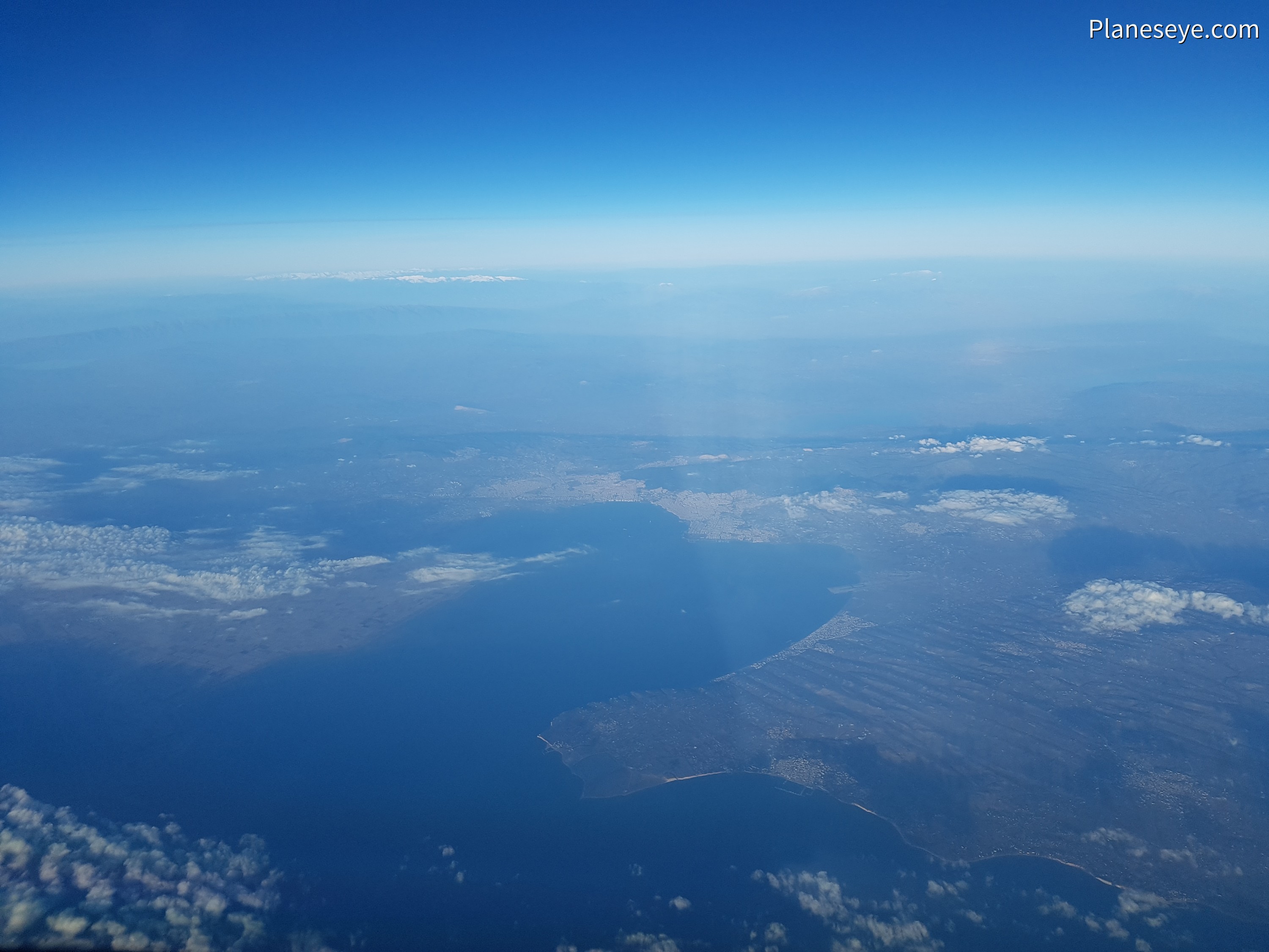 Thessaloniki during daytime from the South