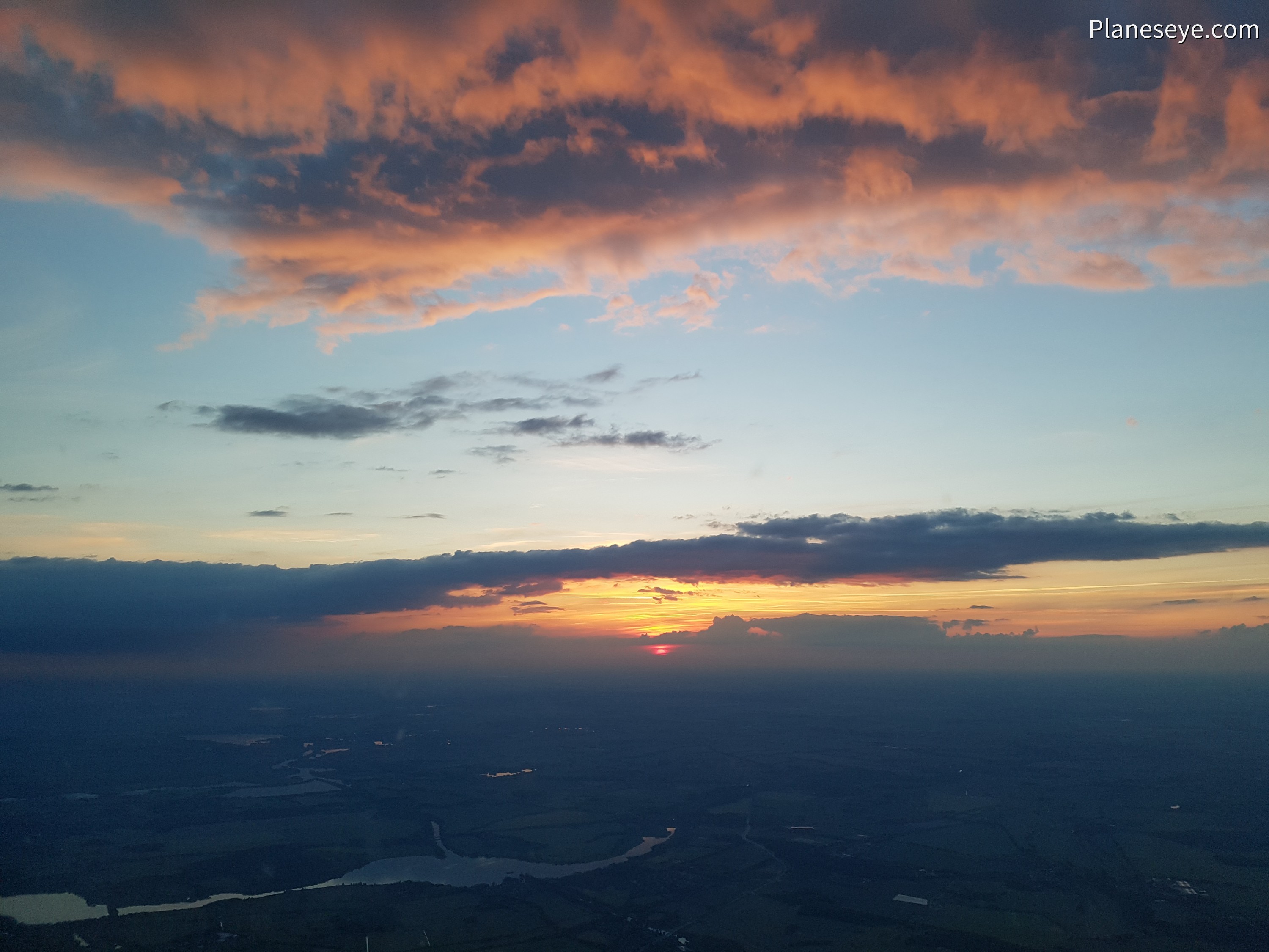 Sunset over Germany