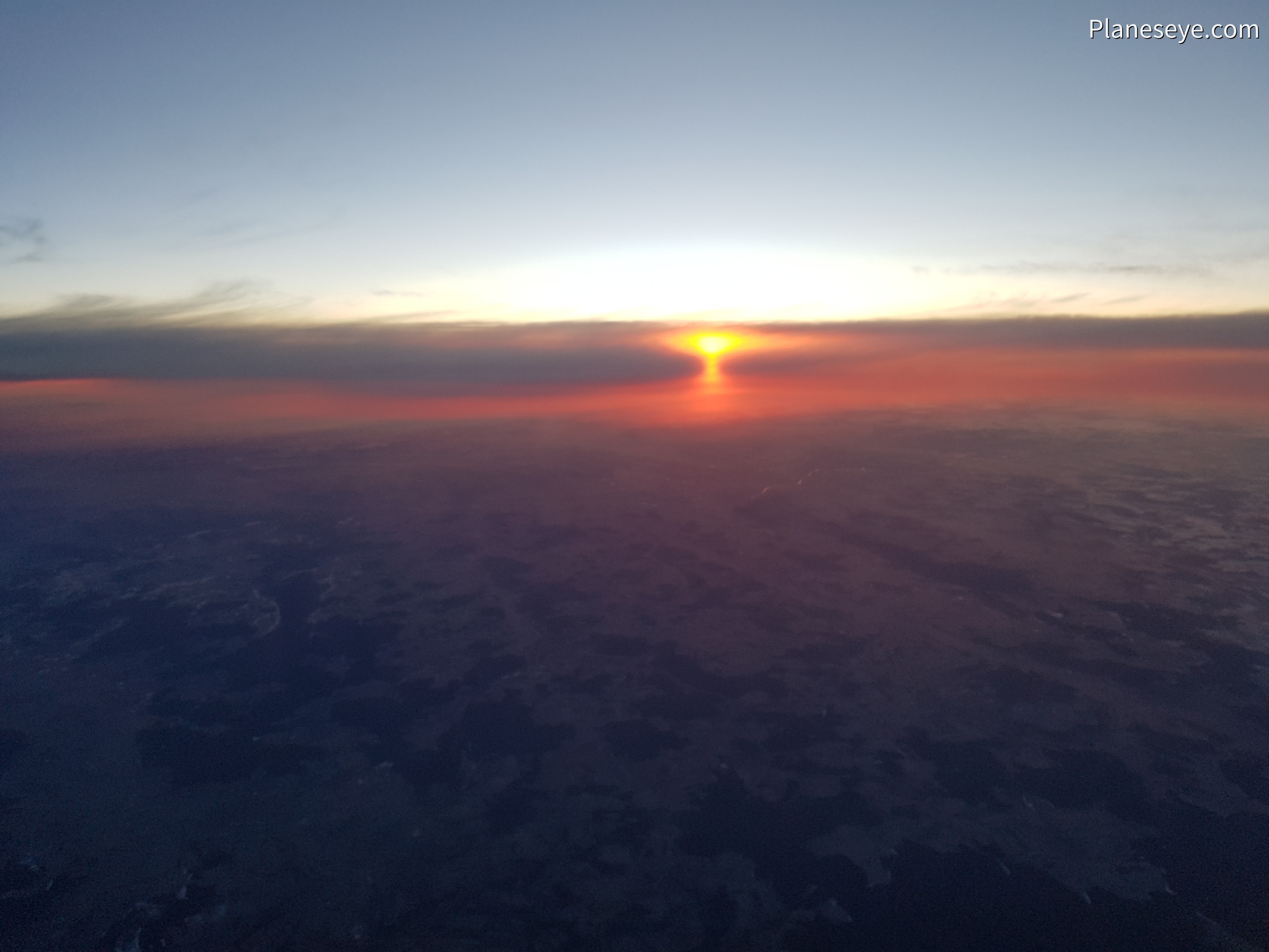 Sunset over Germany