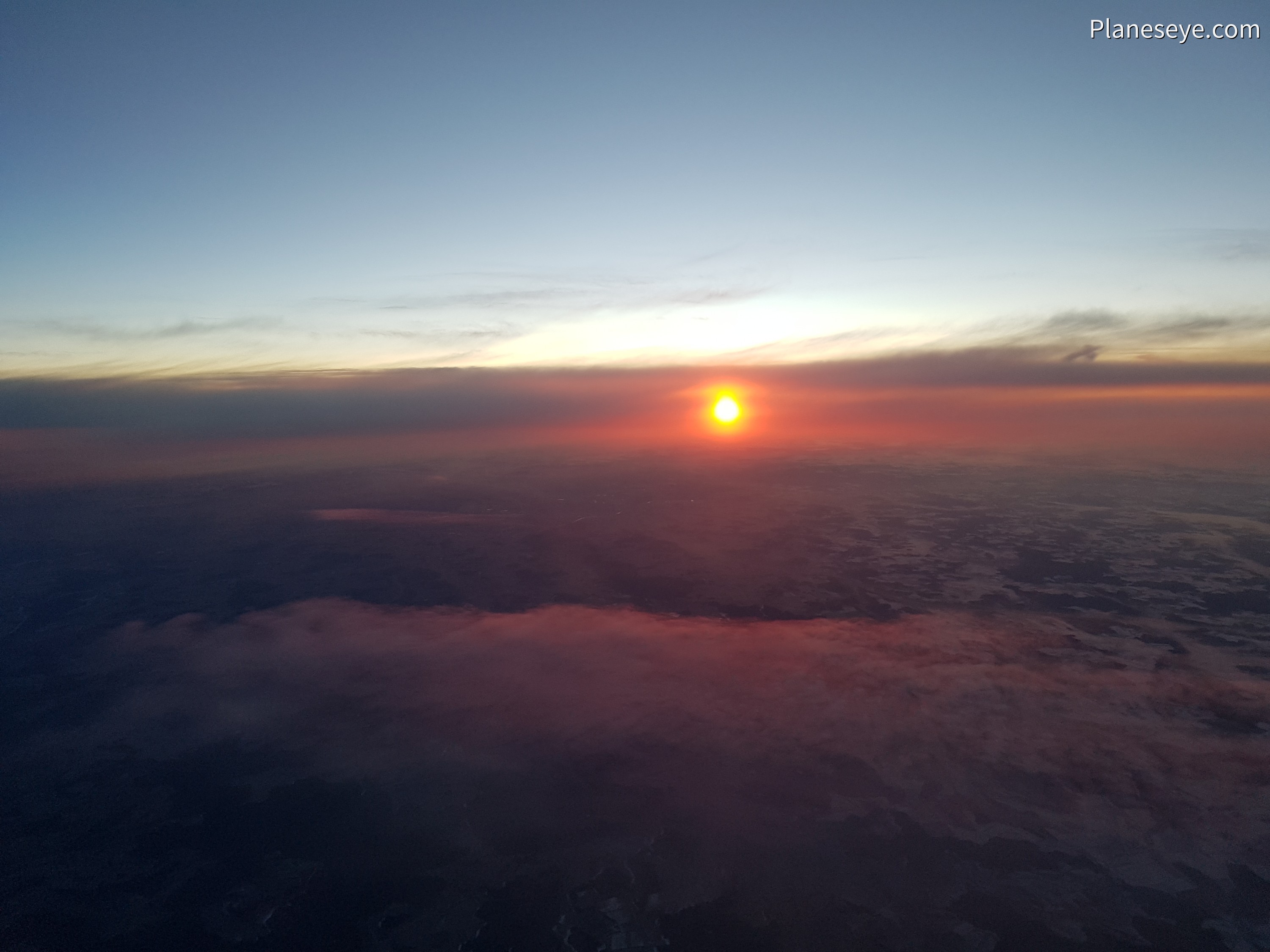 Sunset over Germany
