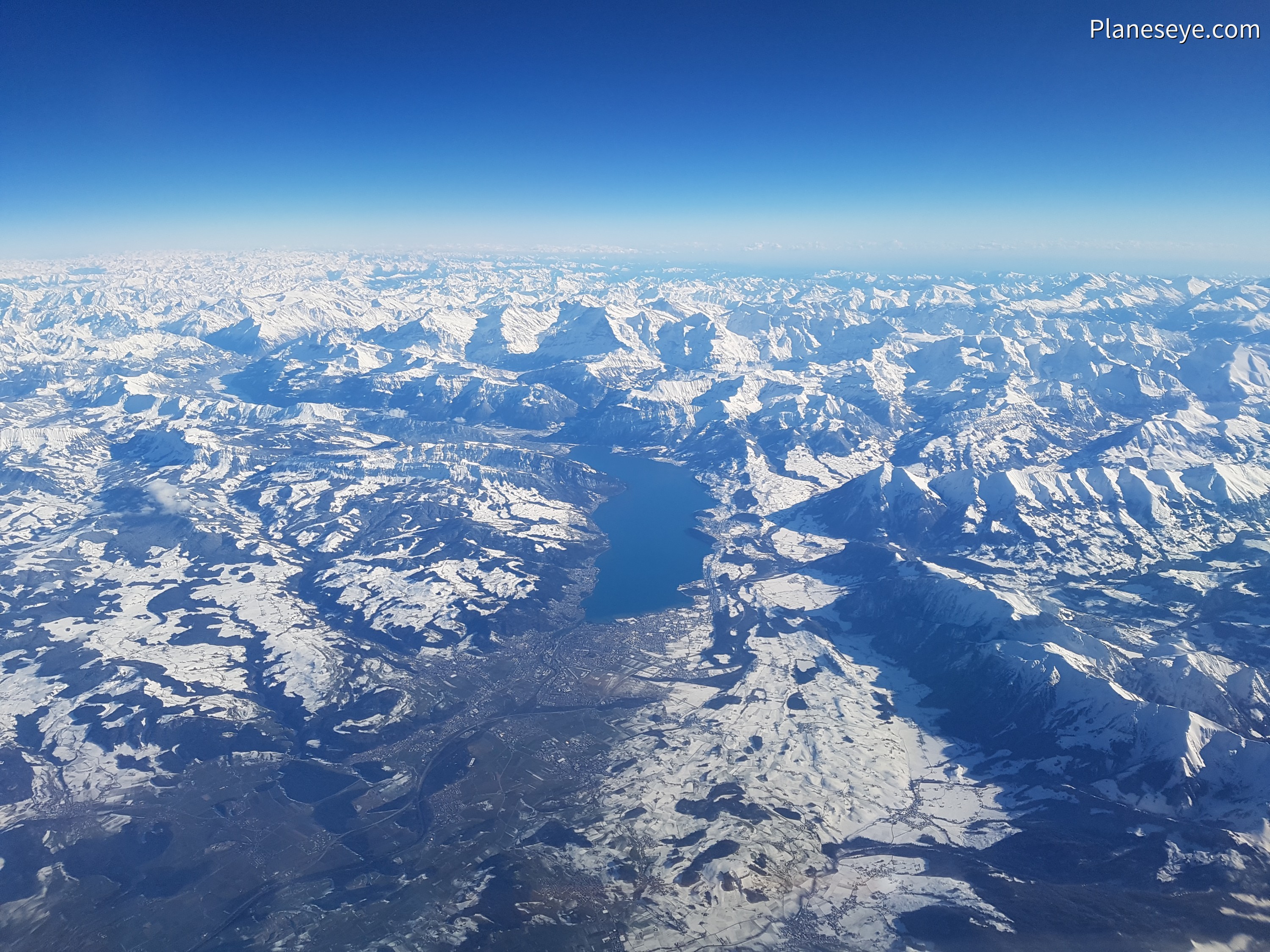Lake Thun, Switzerland from the North