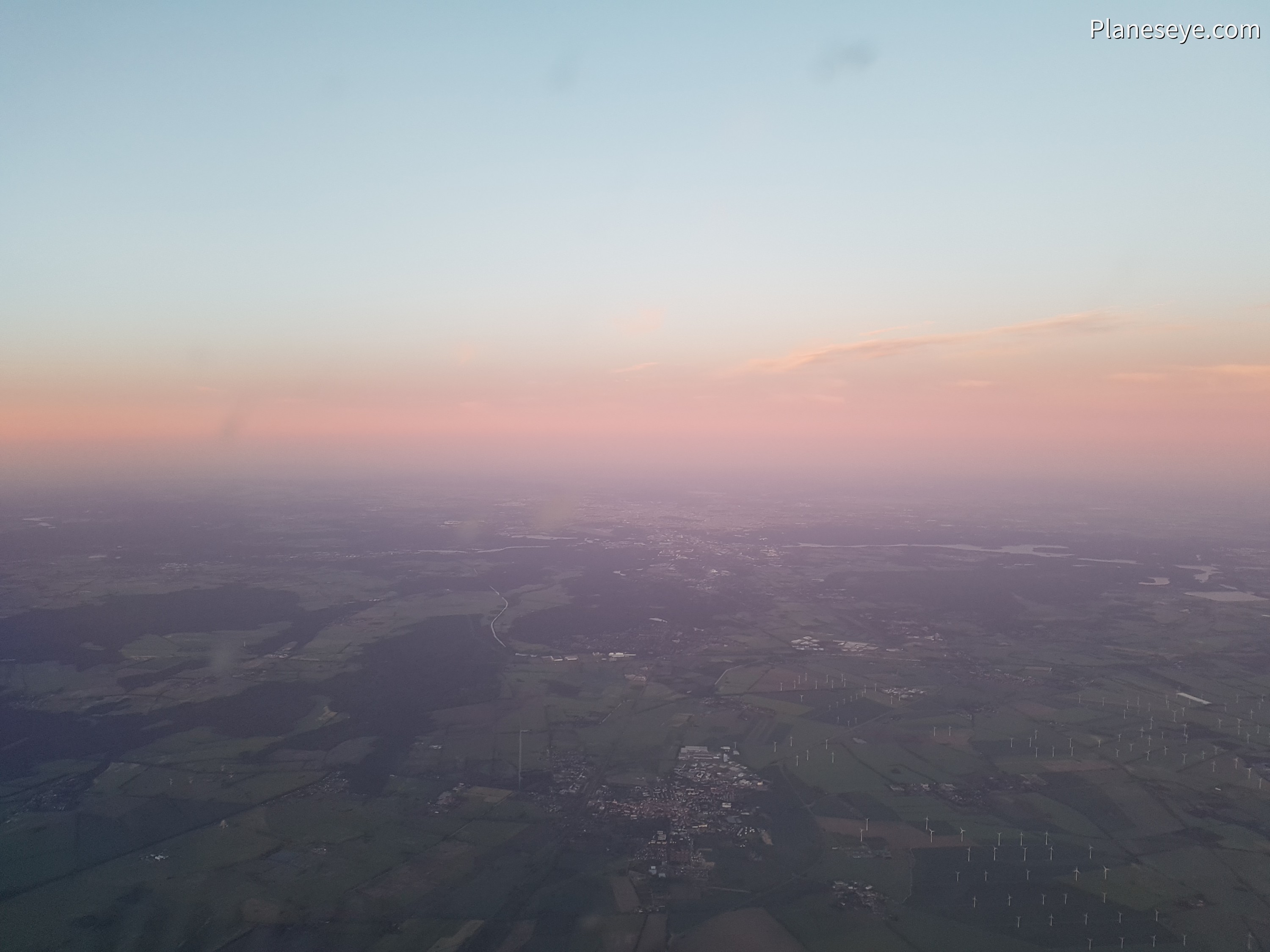Northern Germany during dusk, Brandenburg