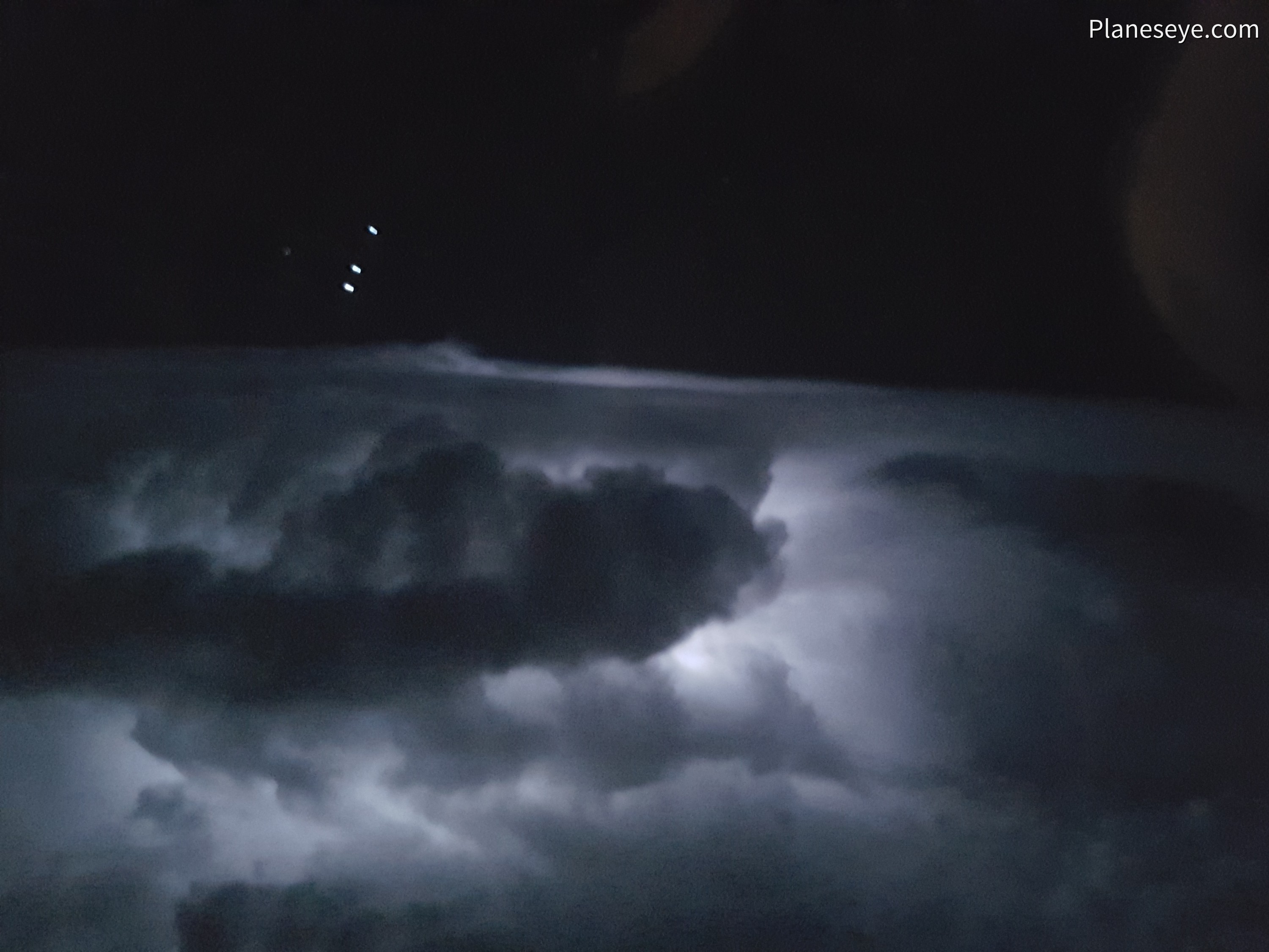 Thunderstorm during Night over Greece