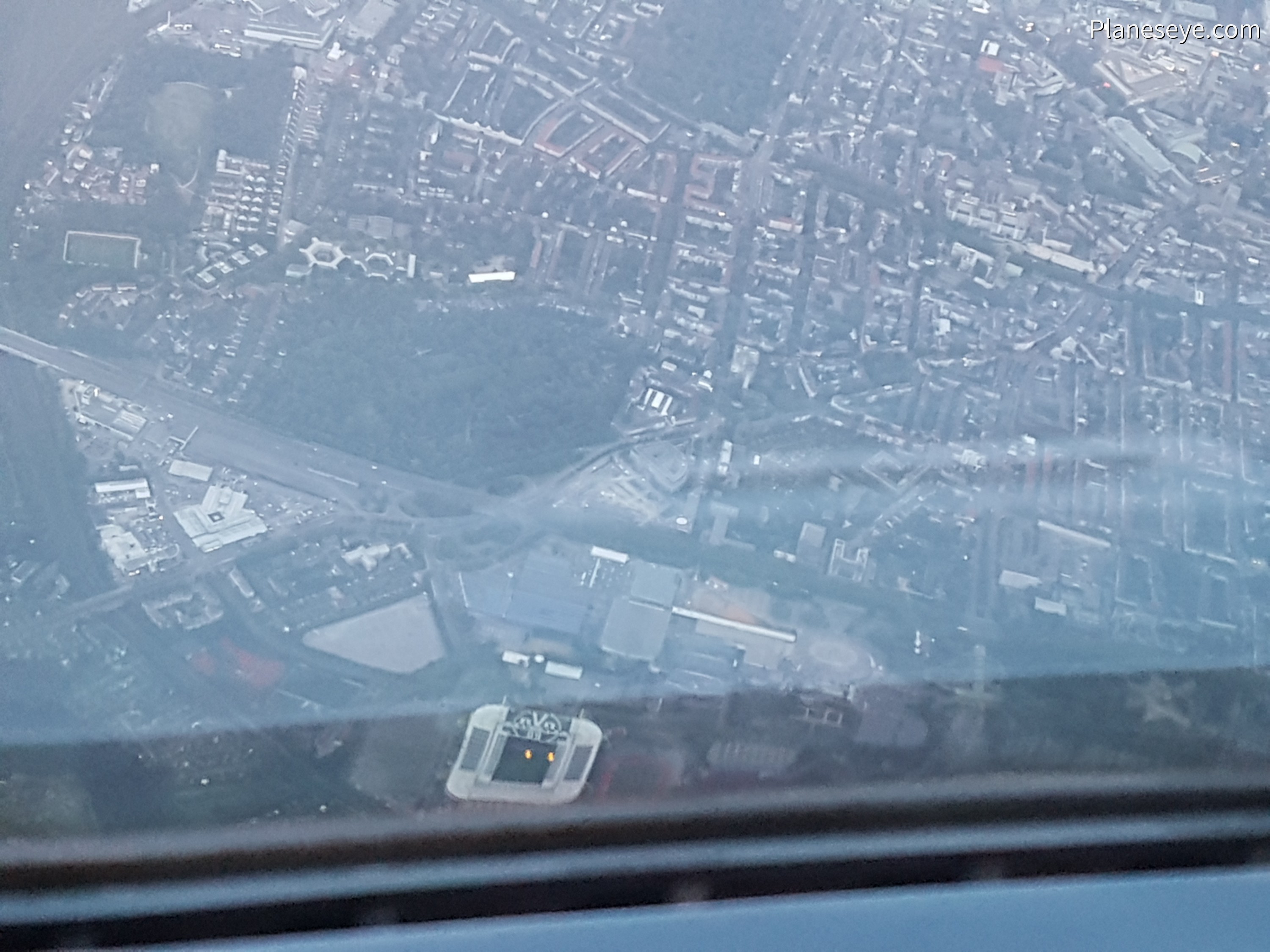 Dortmund with football stadium during daytime