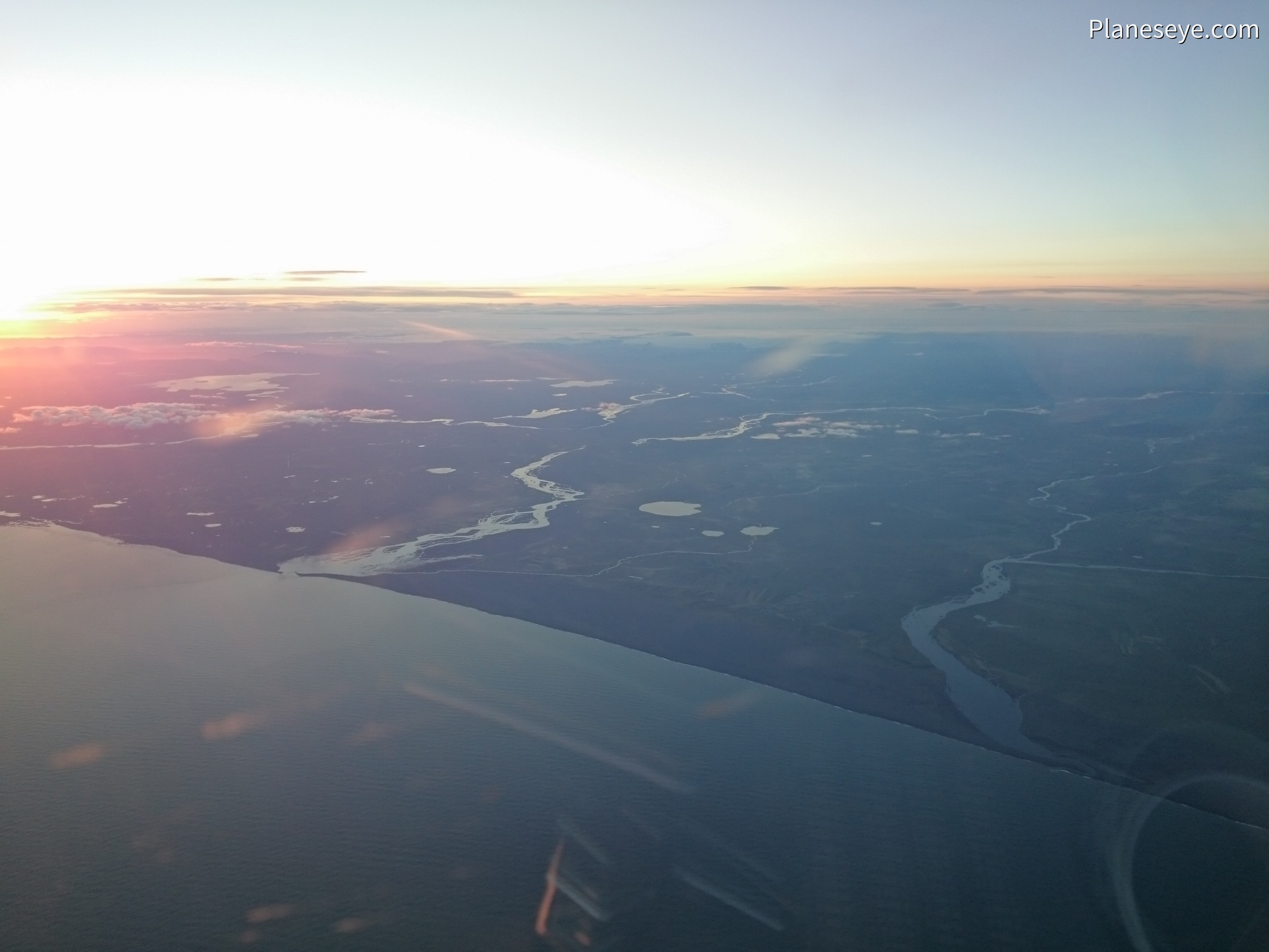 Sunset over Iceland