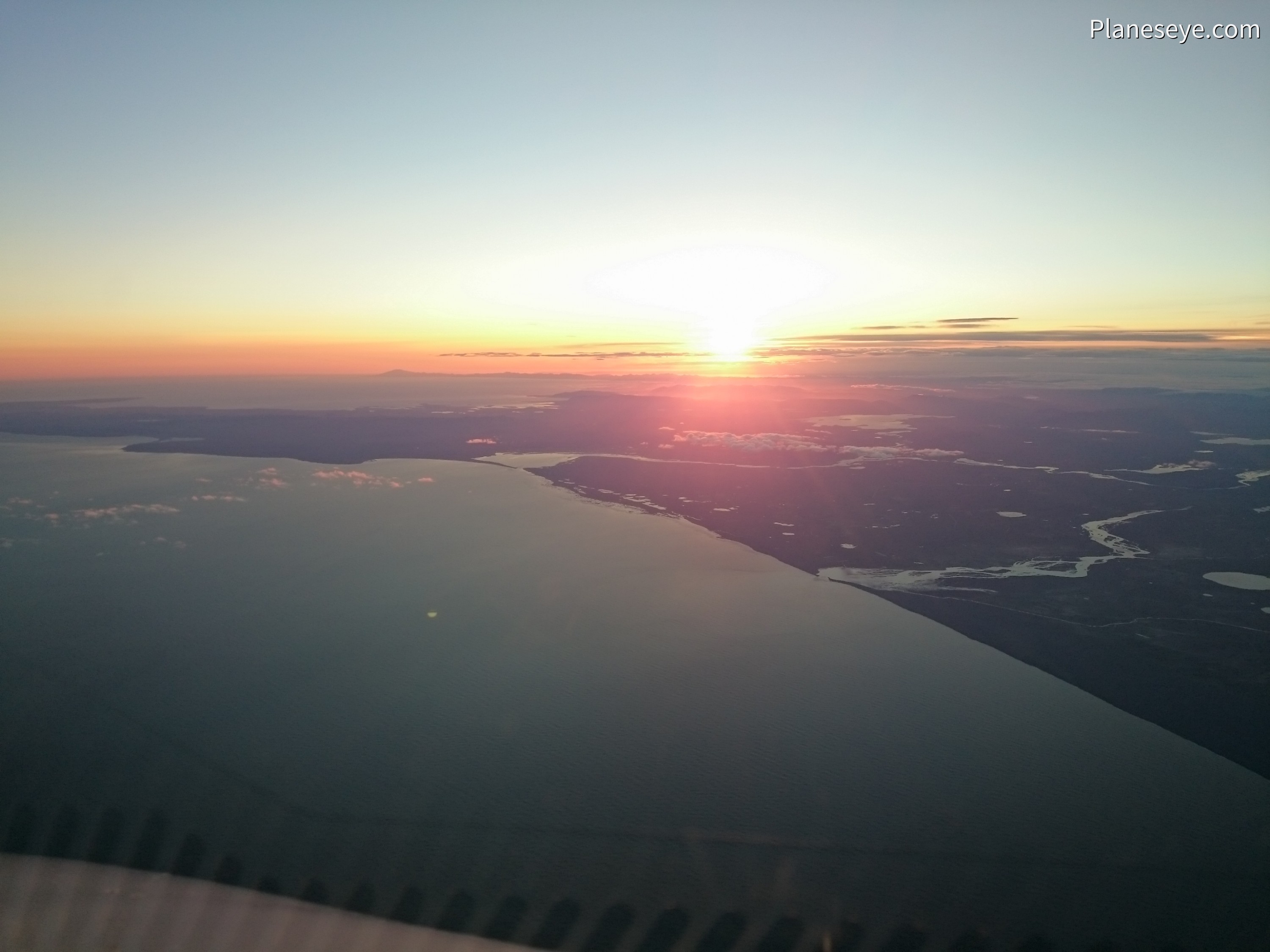 Sunset over Iceland