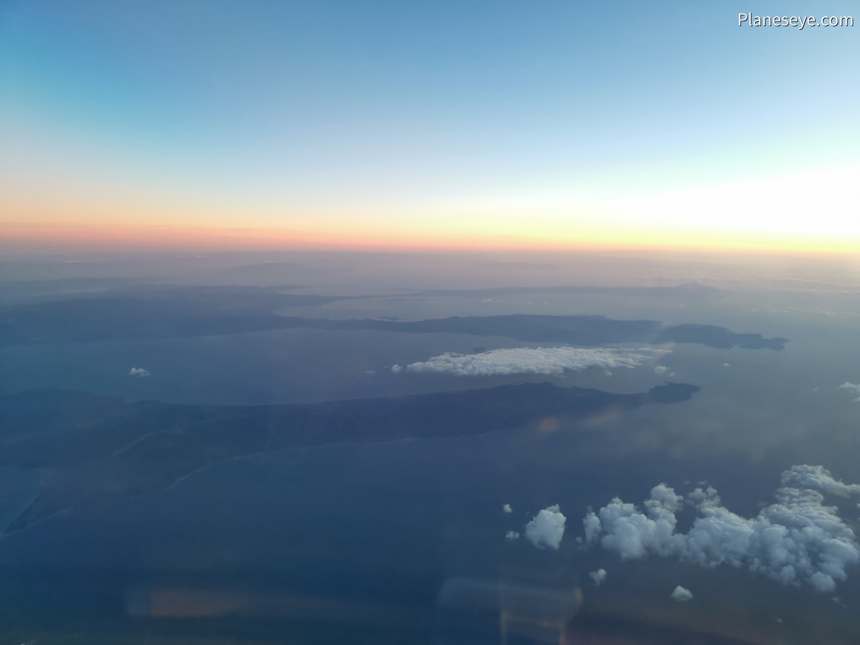 Chalkidiki, Greece during dawn