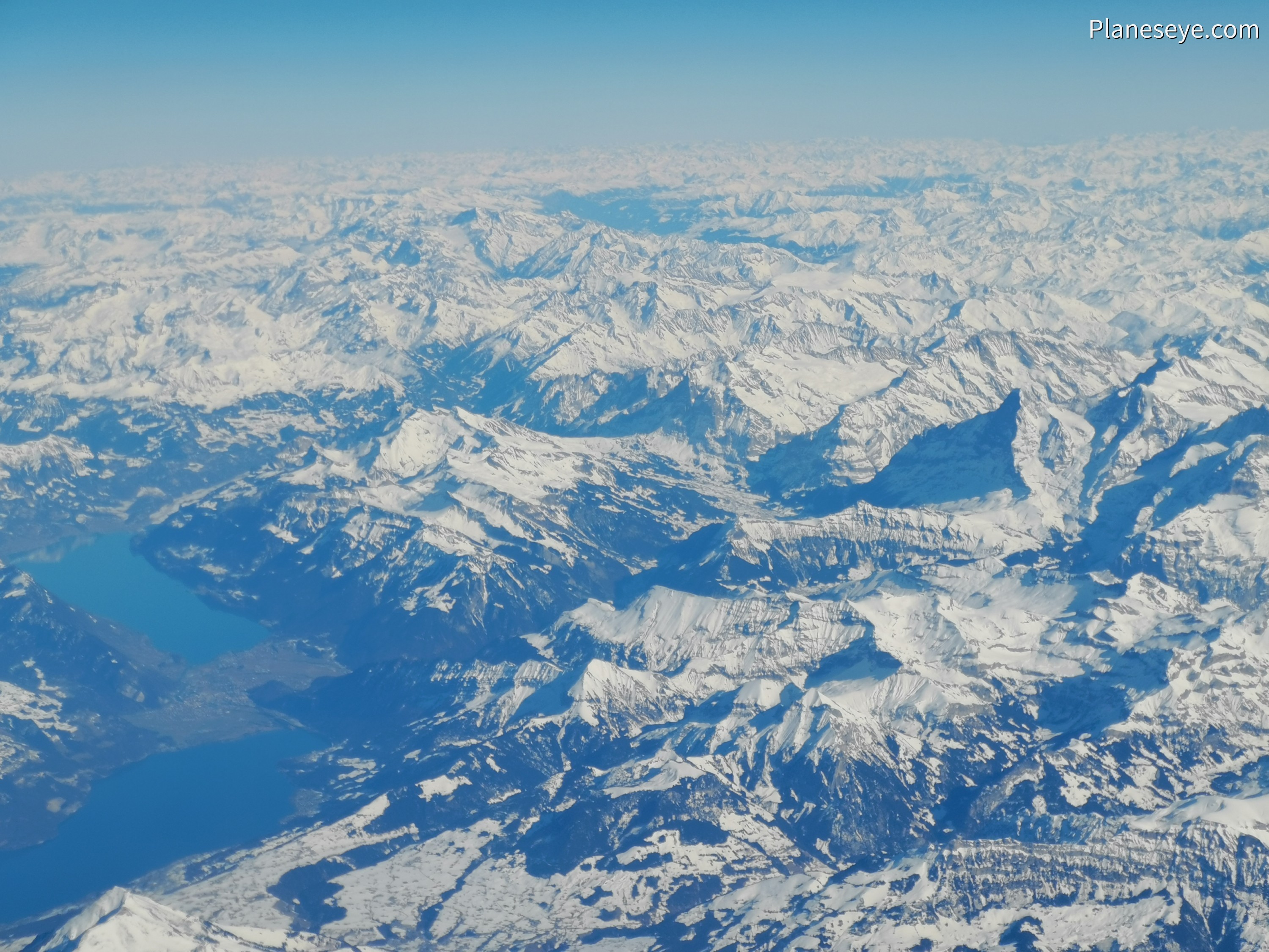 Western Alps in Switzerland during daytime