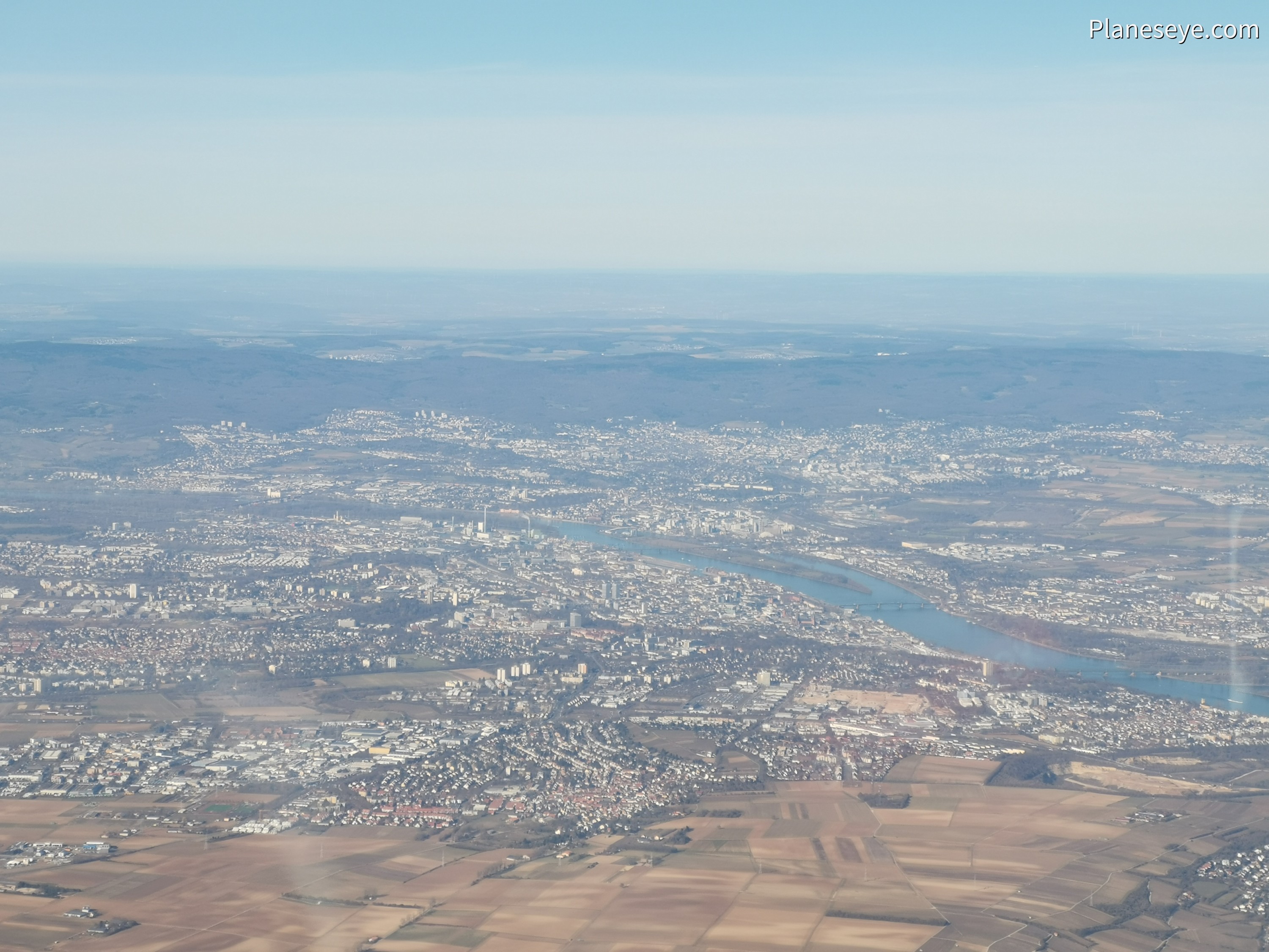 Mainz and Wiesbaden in Germany during daytime