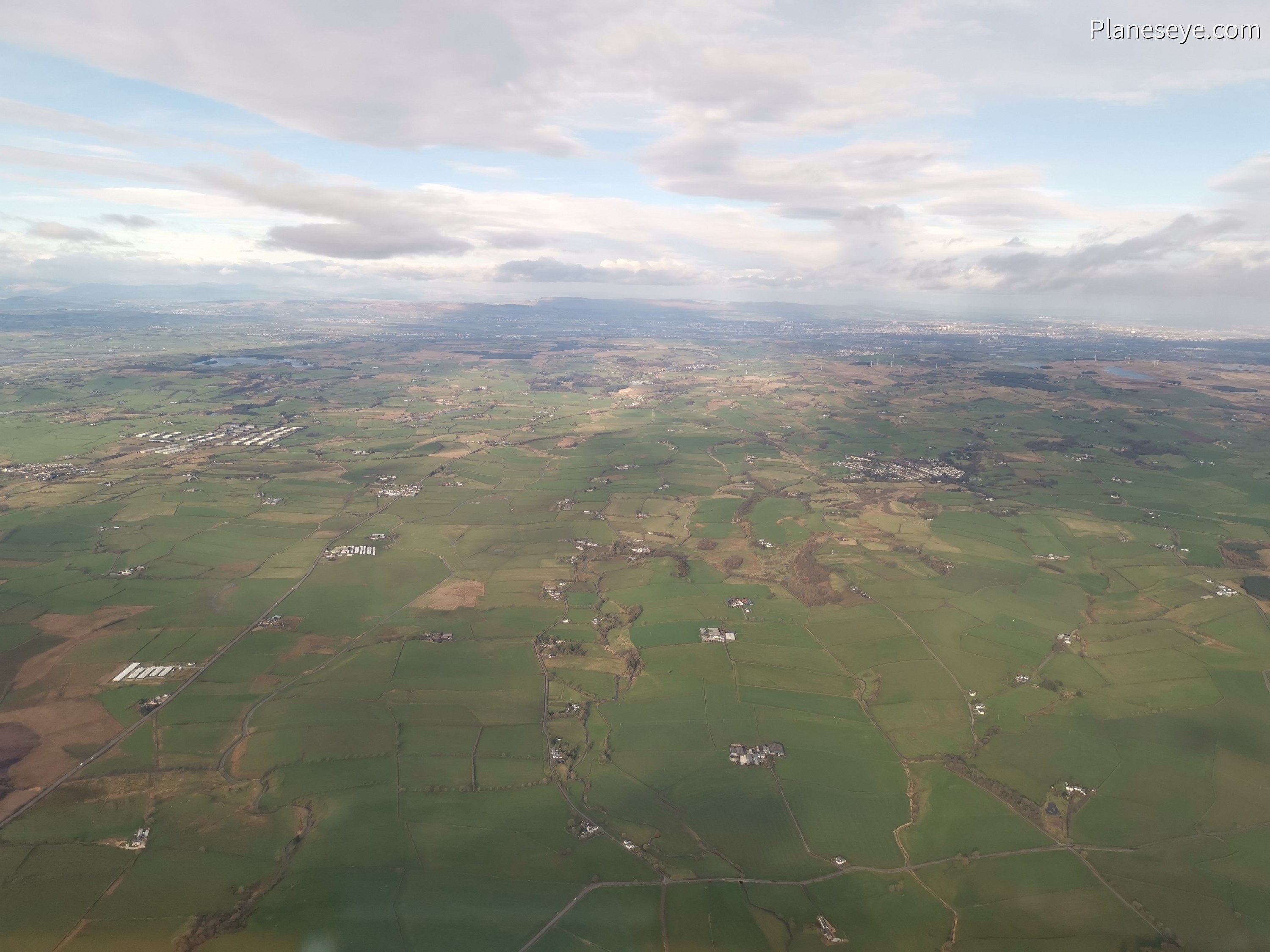 Scottish landscape west of Glasgow