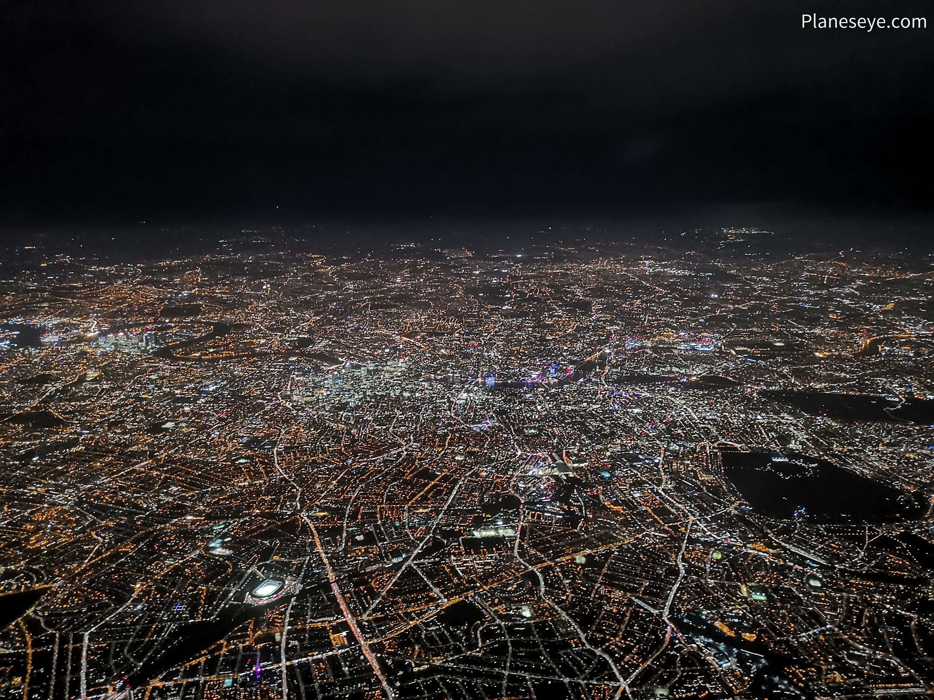 London during nighttime