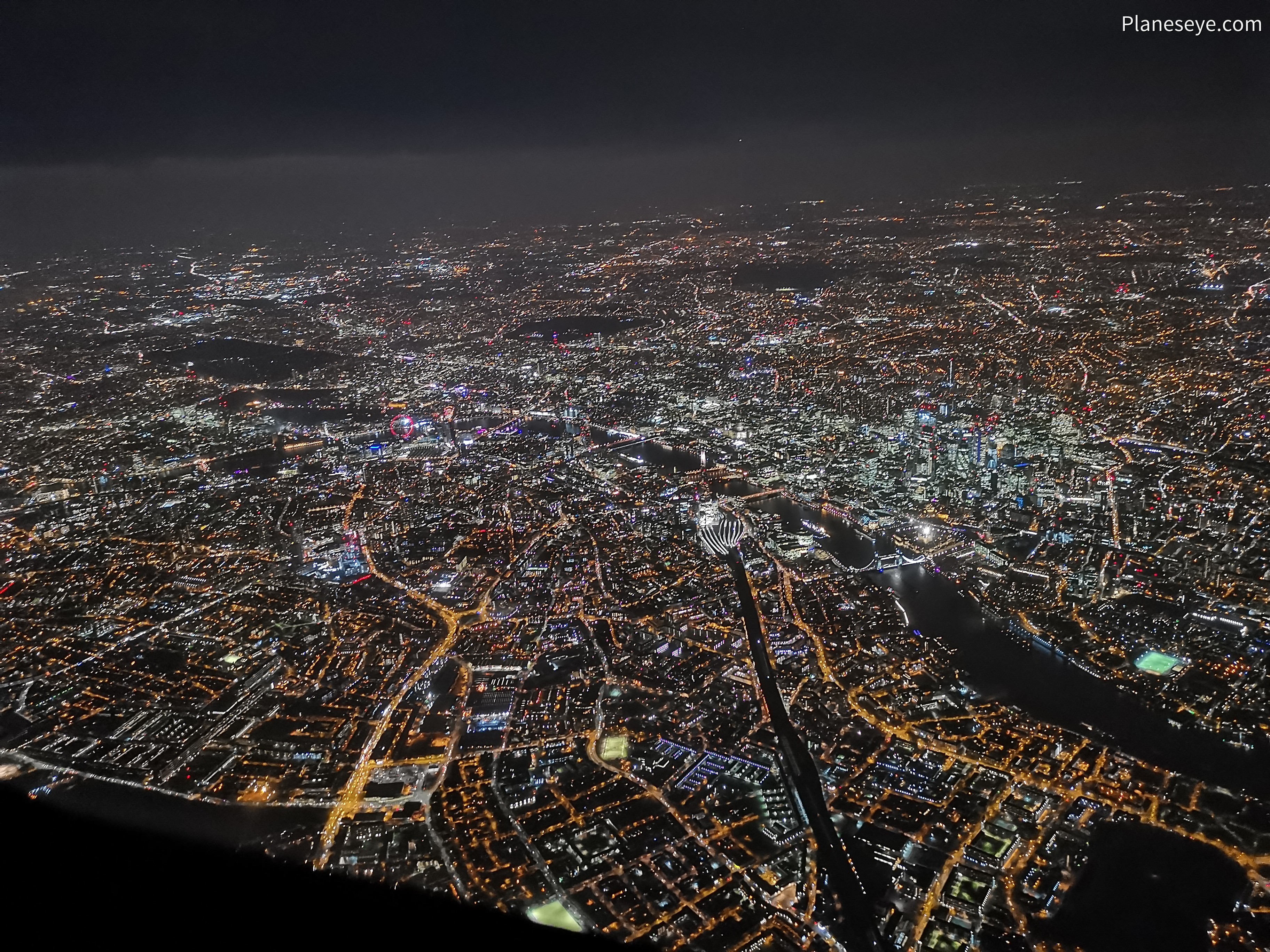 London during nighttime