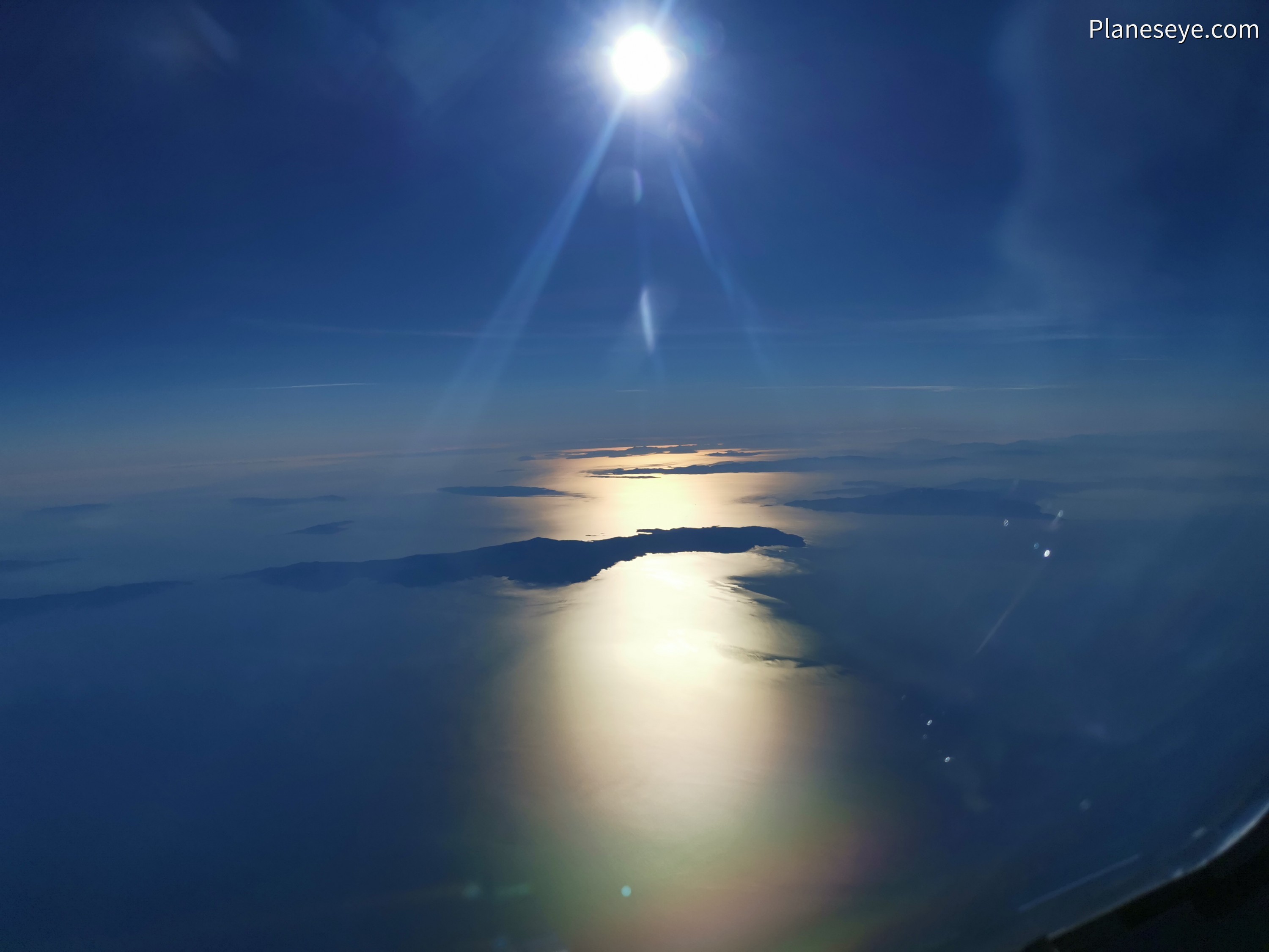 Aegean Sea during daytime, Andros and Kea
