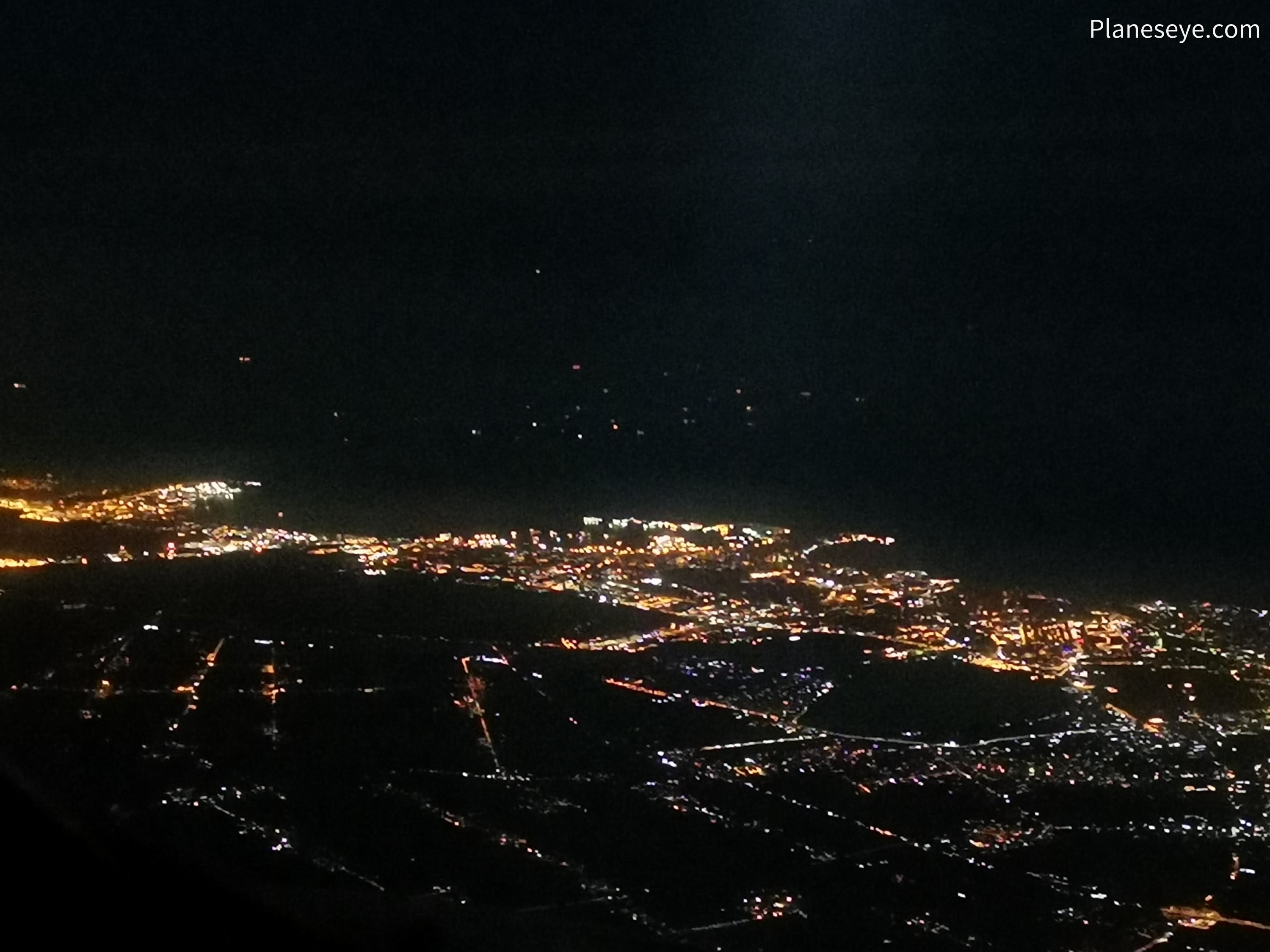 Alexandria, Egypt during nighttime