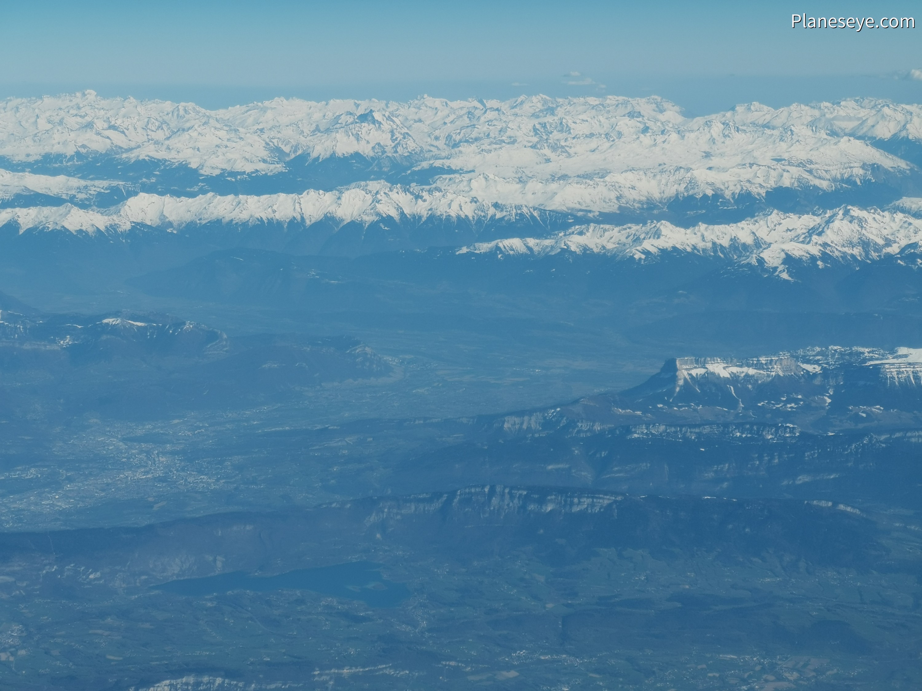Western Alps in France during daytime