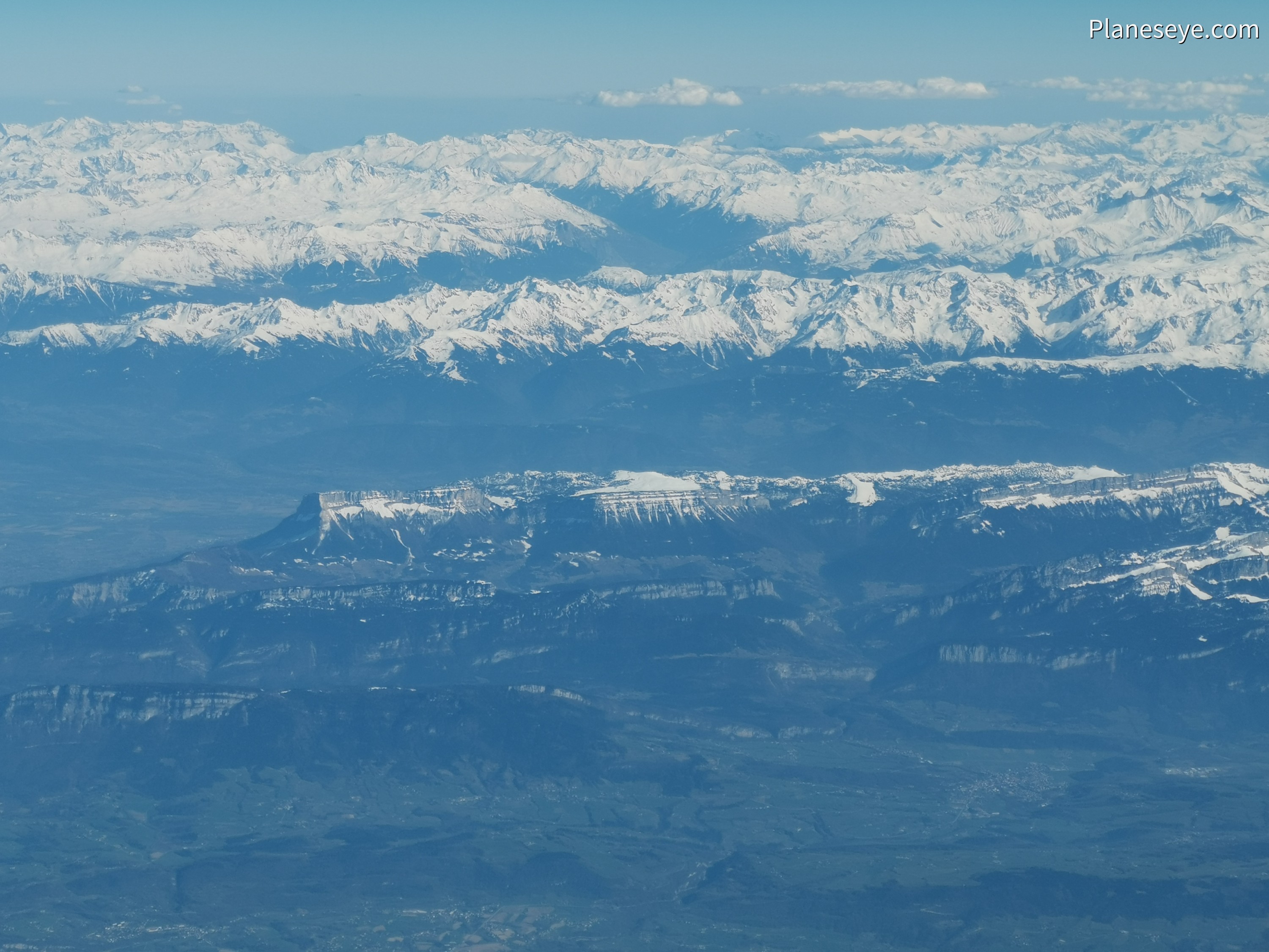 Western Alps in France during daytime