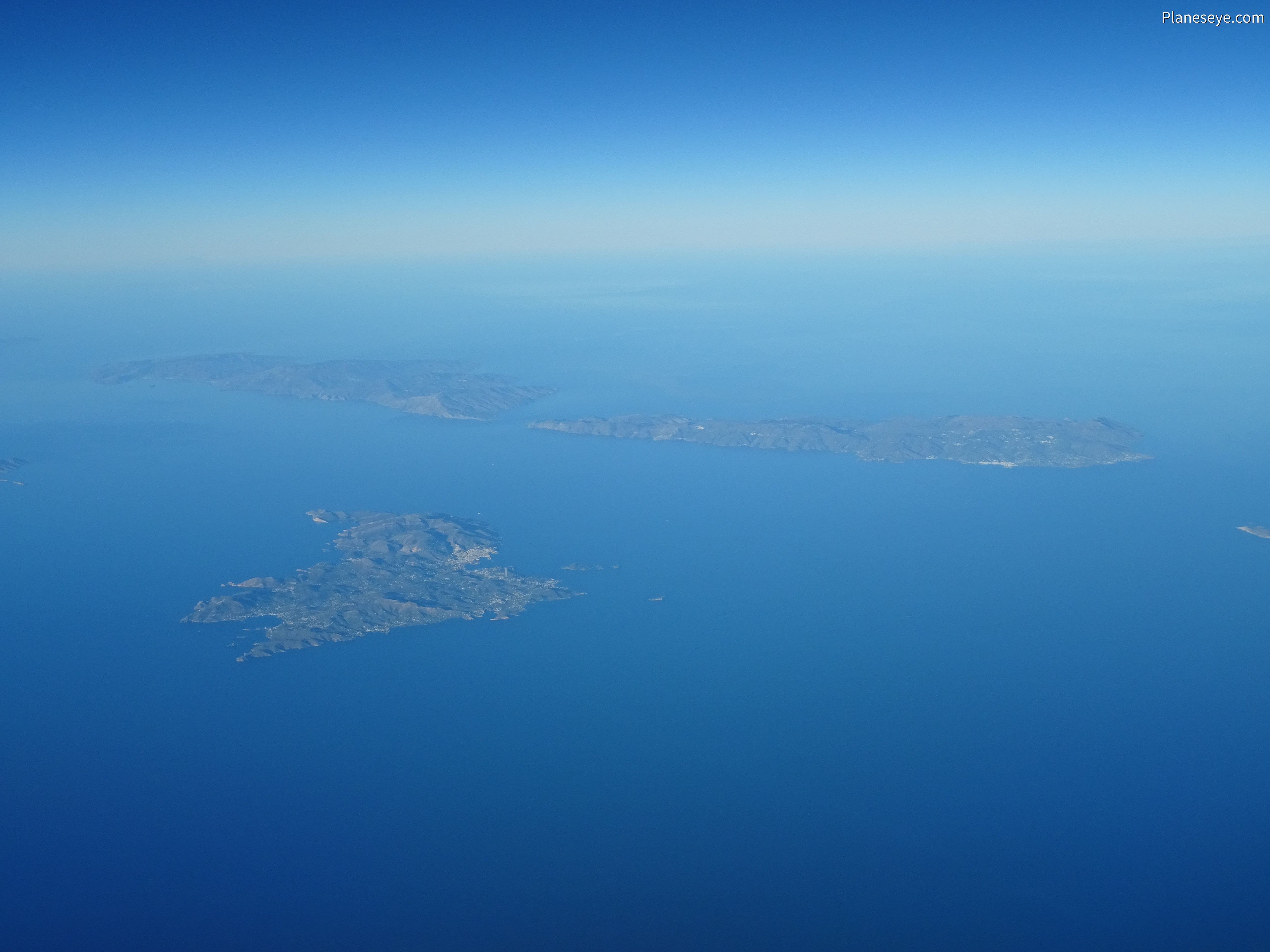 Aegean Sea during daytime, Andros, Syros, Tinos