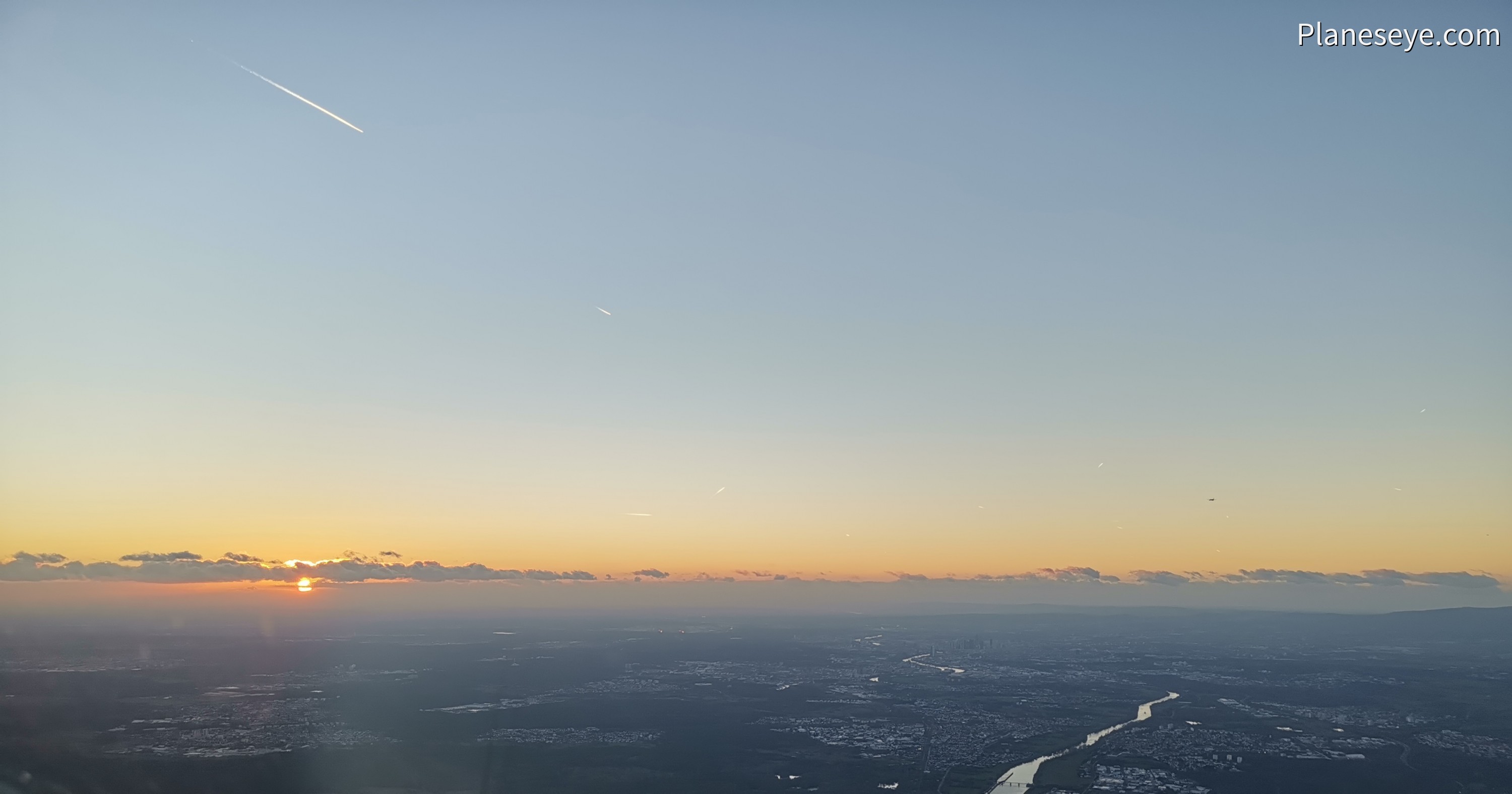 Sunset over Germany