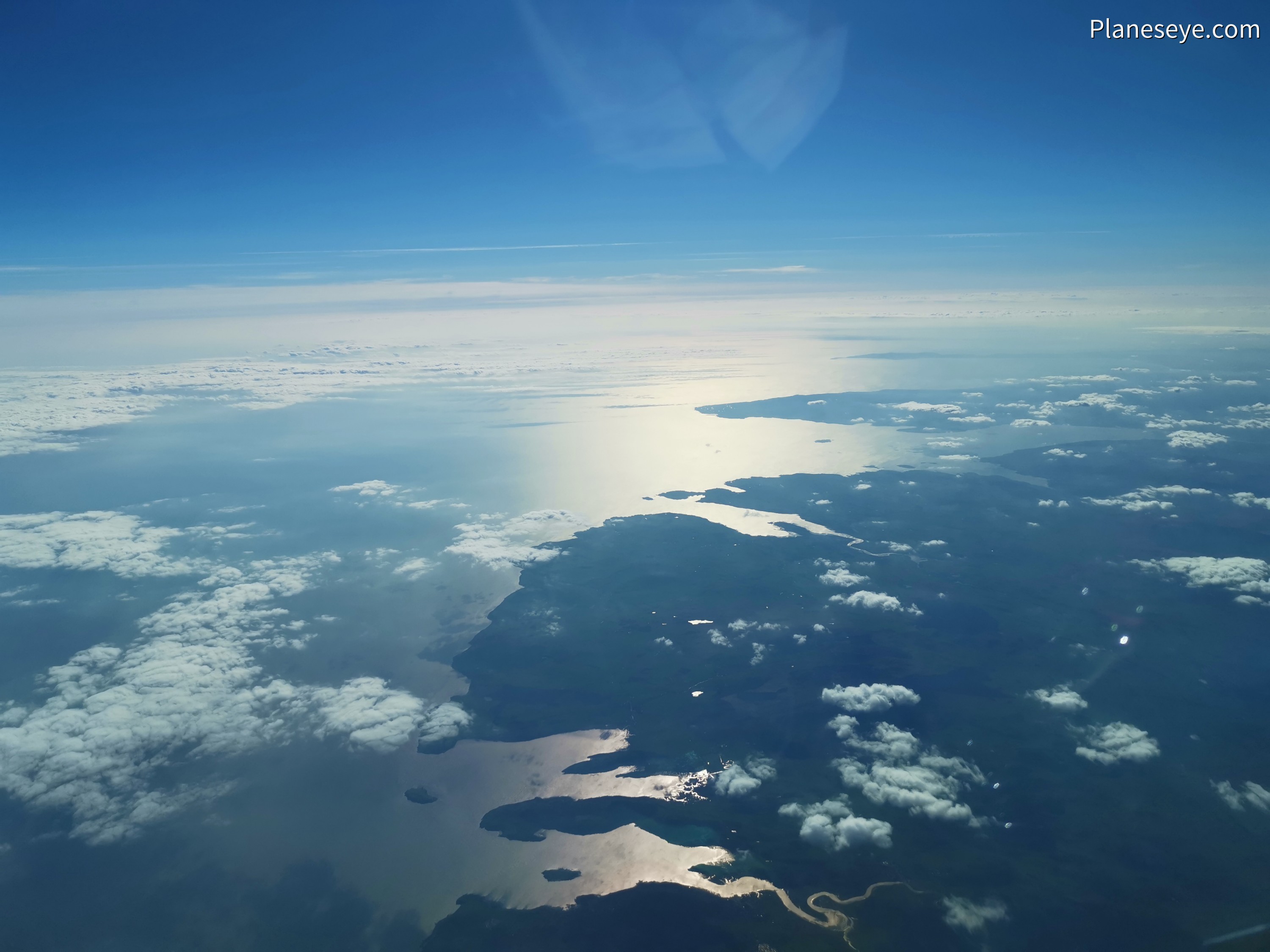 Scottish coastline, Irish Sea during daytime