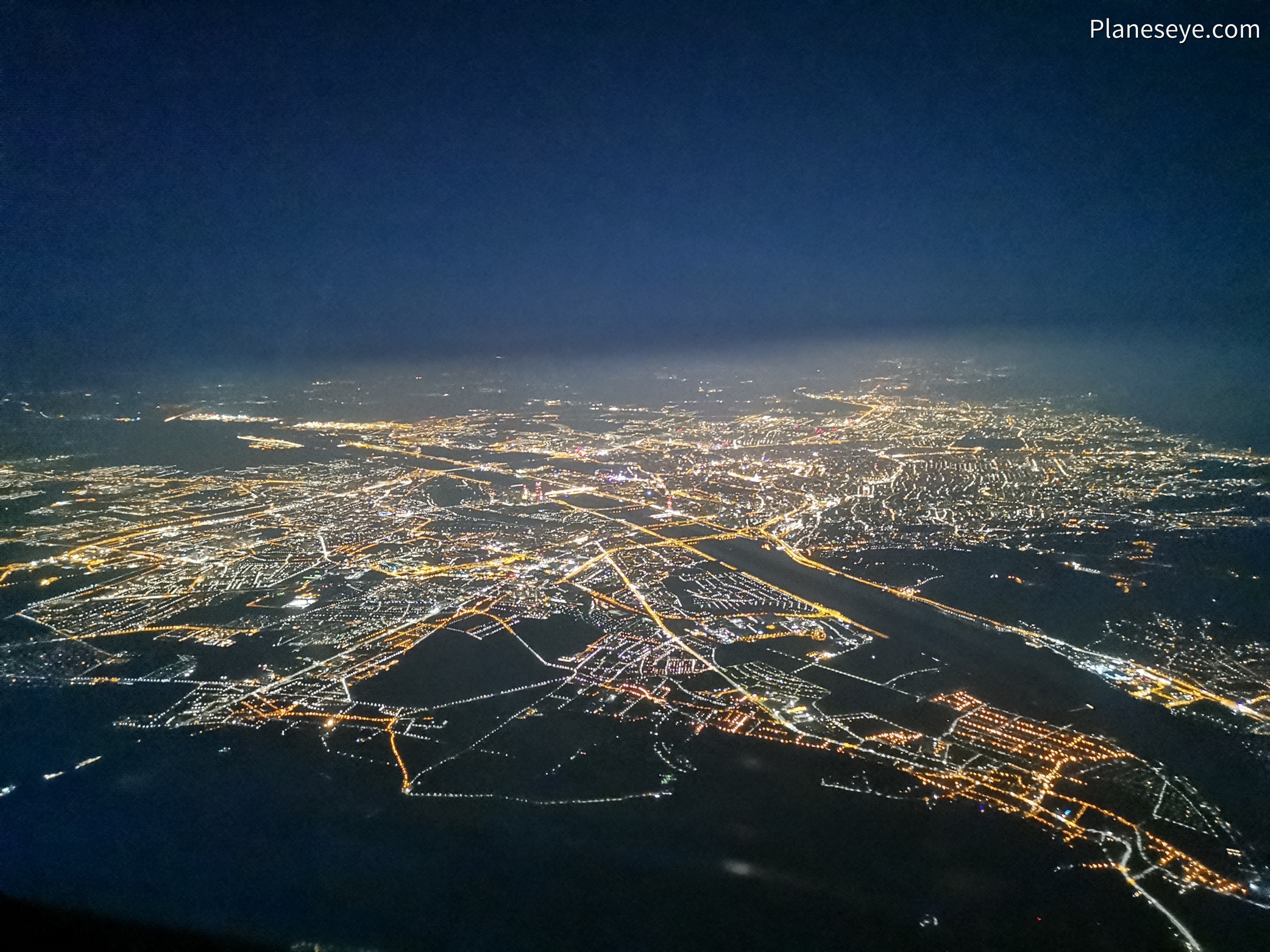 Vienna, Austria during nighttime