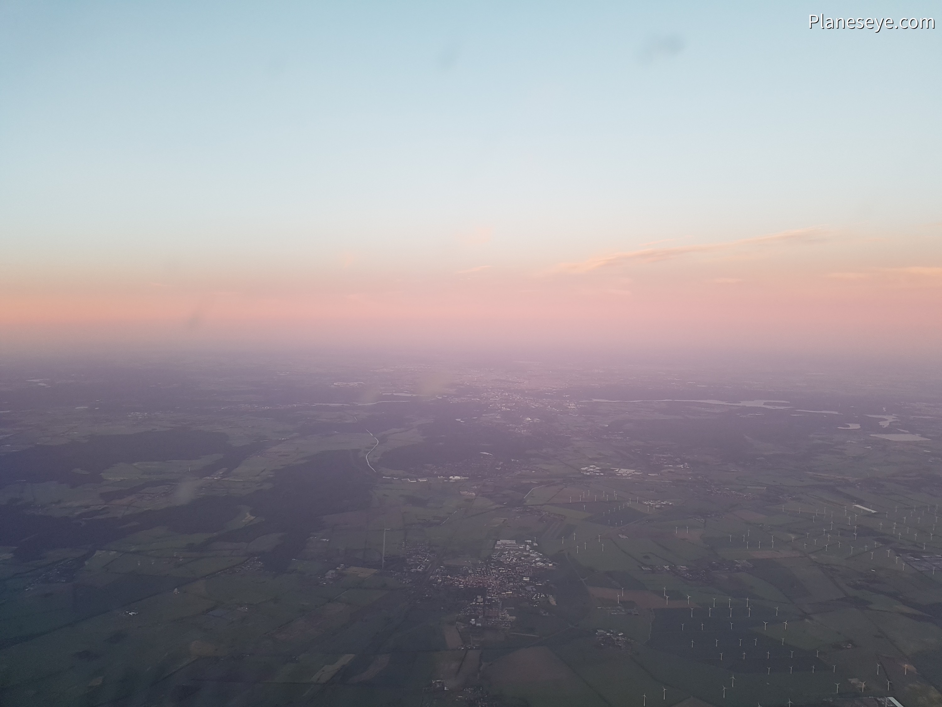 Northern Germany during dusk, Brandenburg