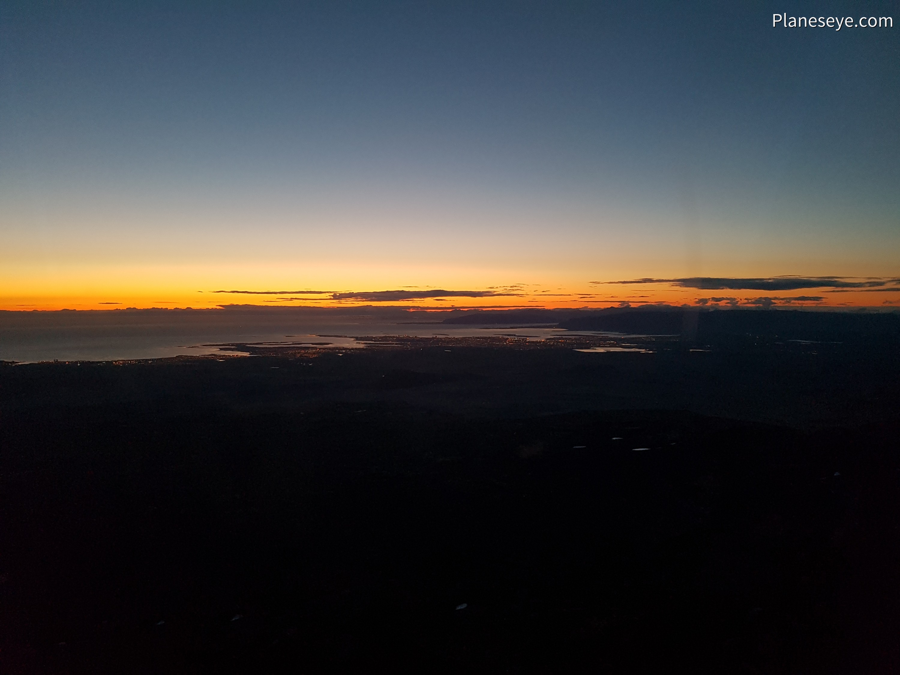 Sunset over the Netherlands