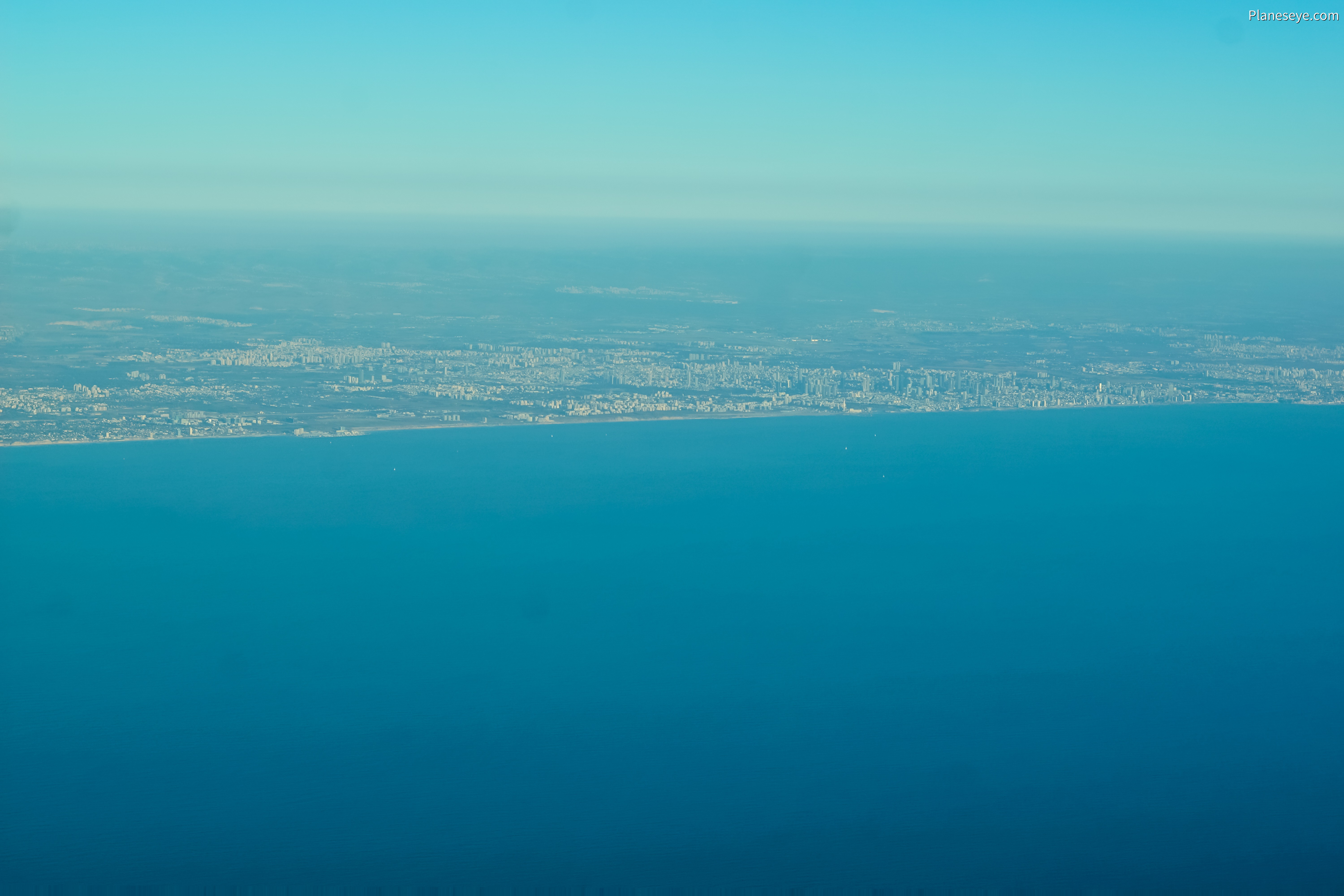 Coastline of Isreal, Tel Aviv during daytime