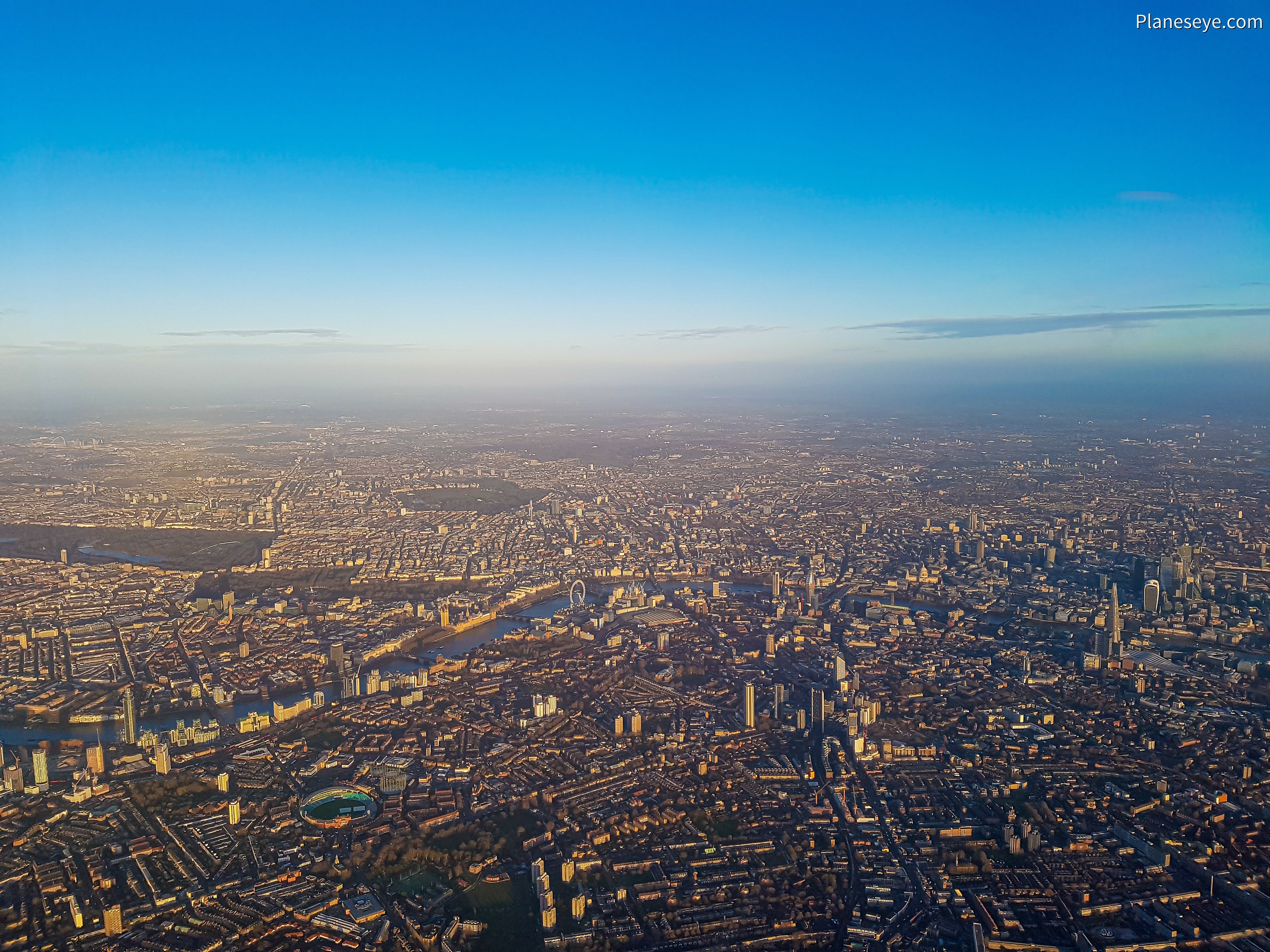 London during dawn