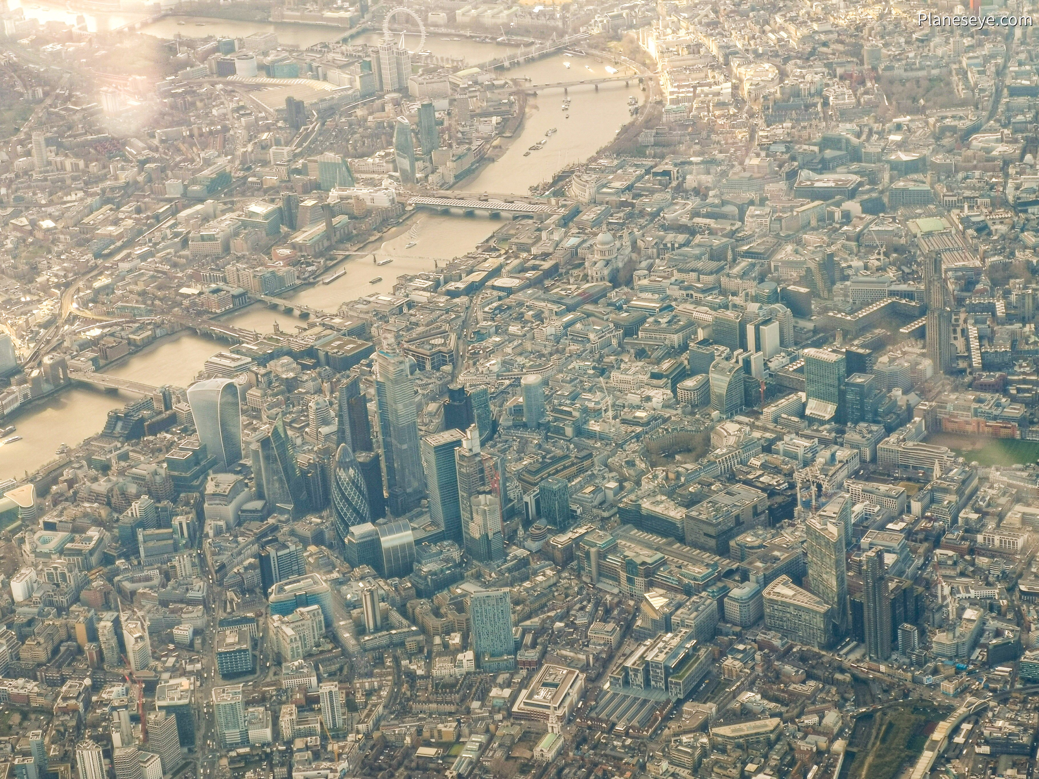 Downtown London during daytime