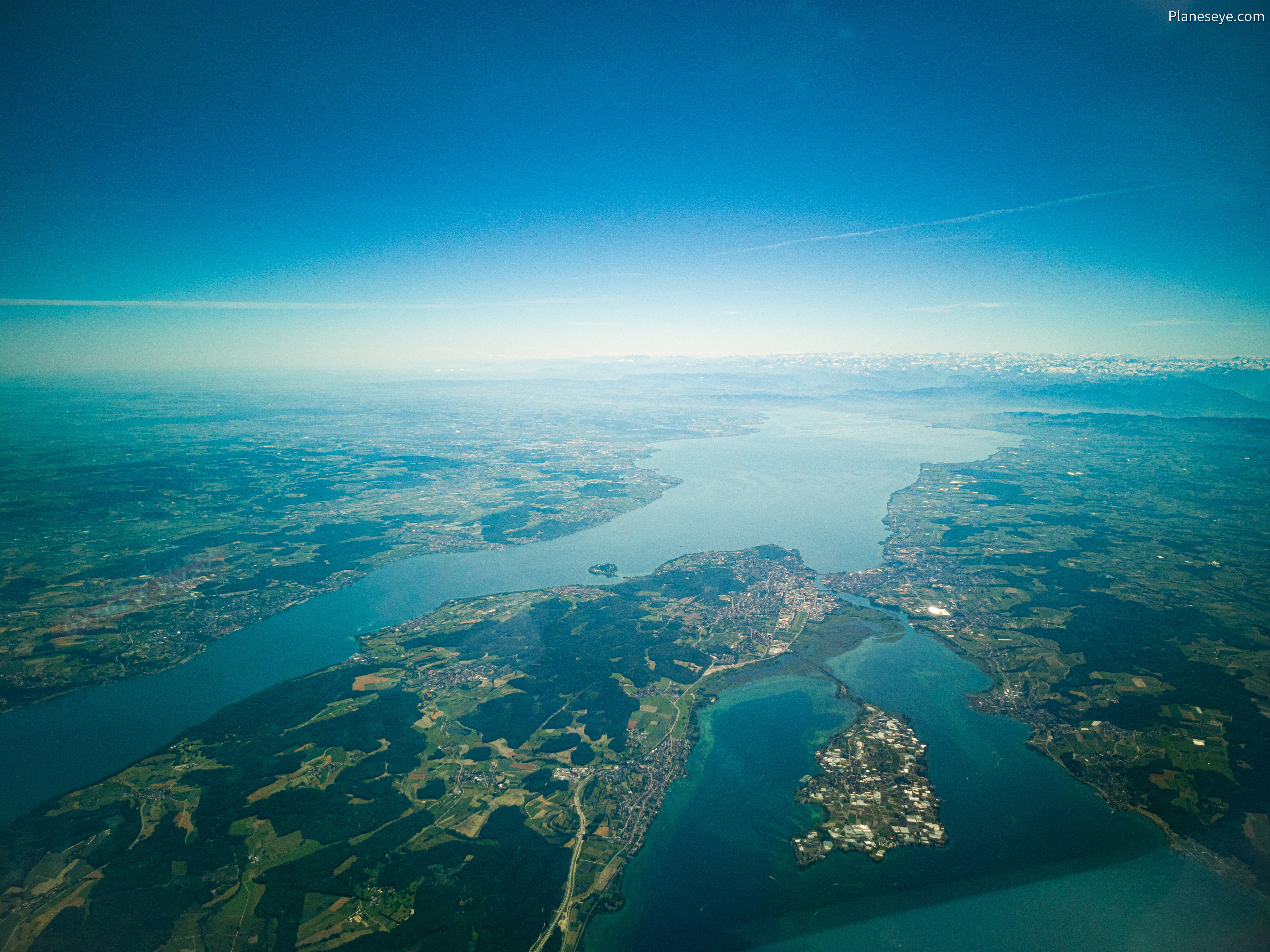 Lake Constance / Bodensee, Germany and Switzerland during daytime from the West
