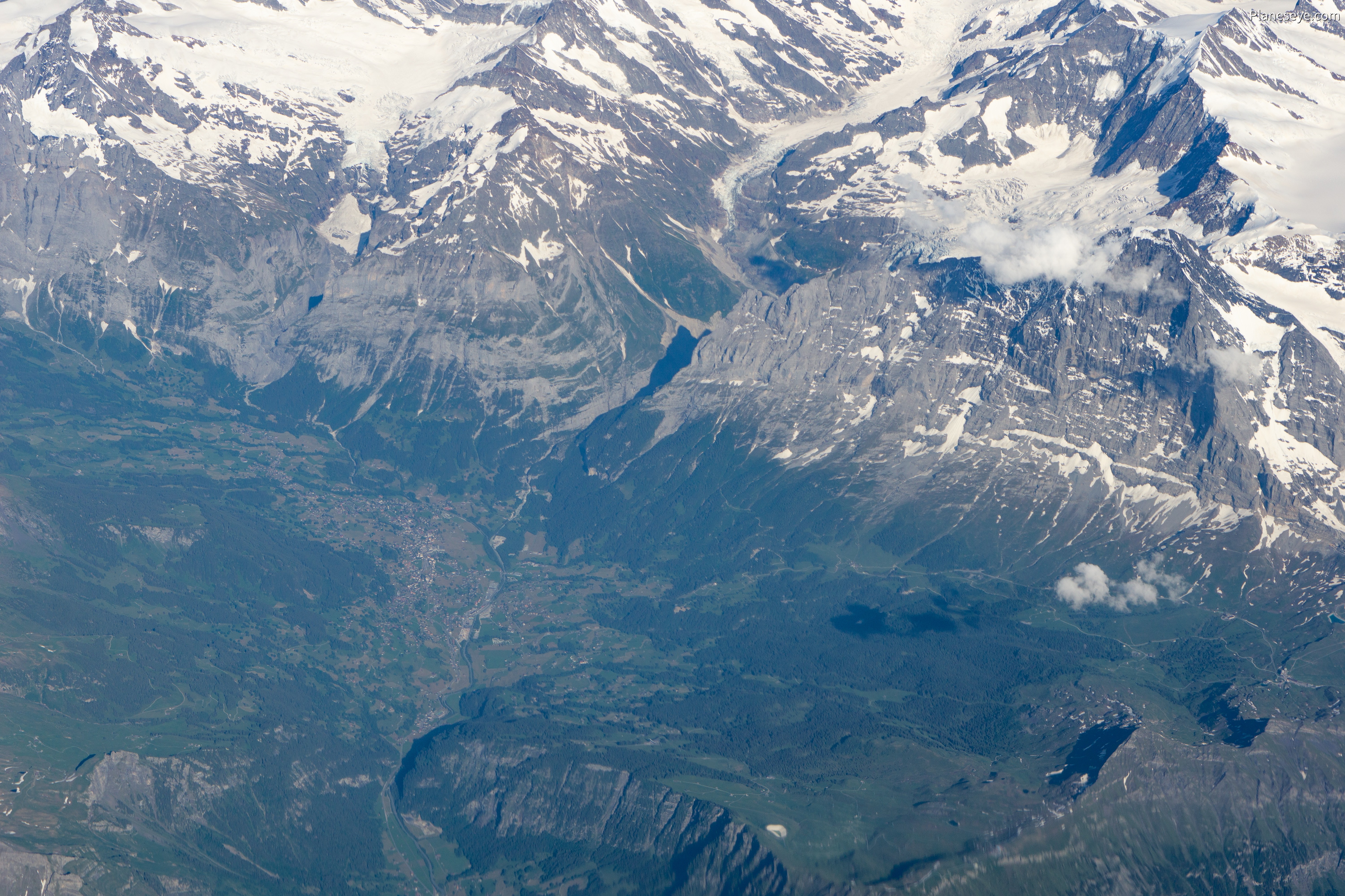Western Alps durng daytime, Grindelwald, Eiger North Face