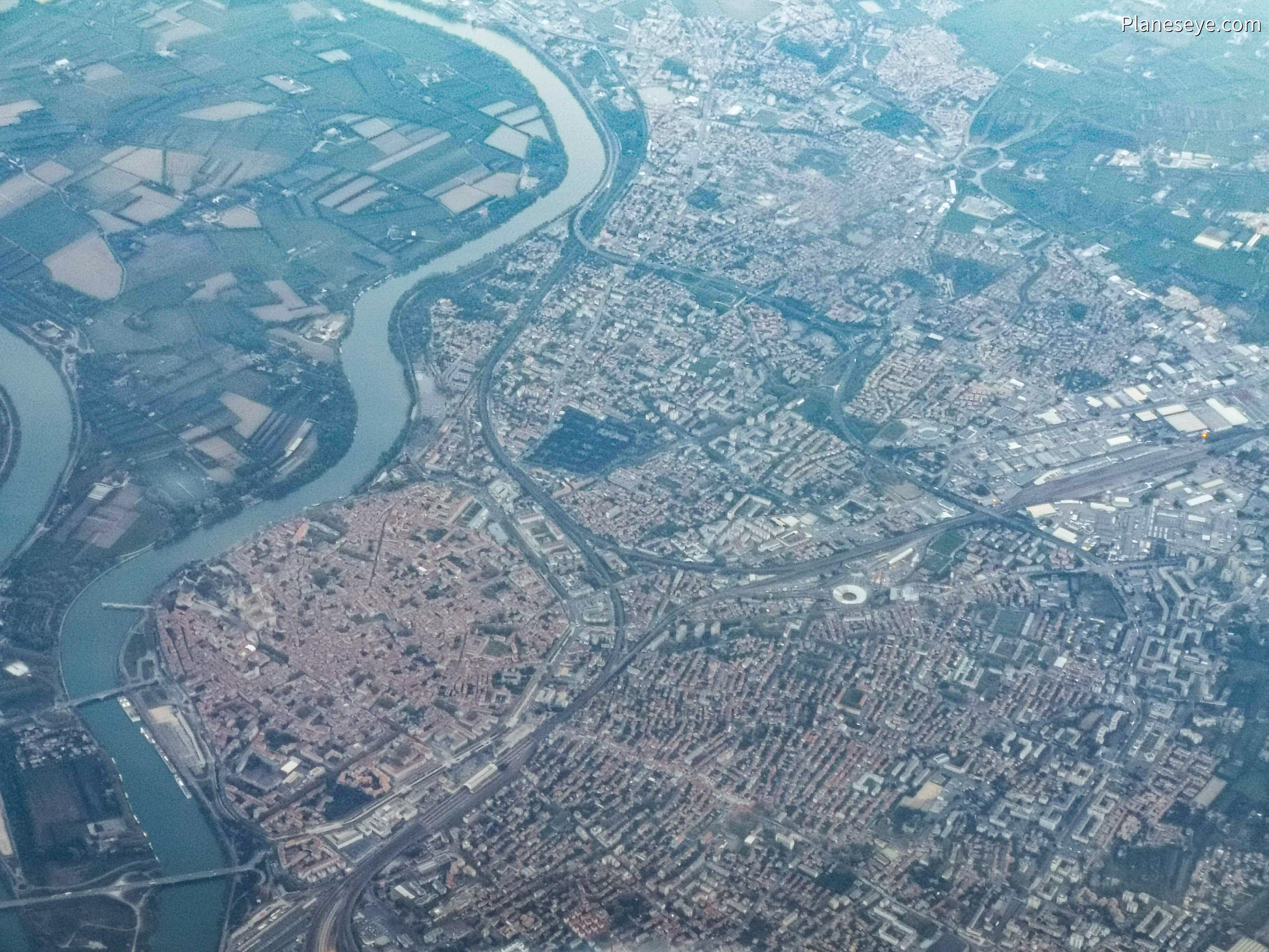Avignon, France during dawn