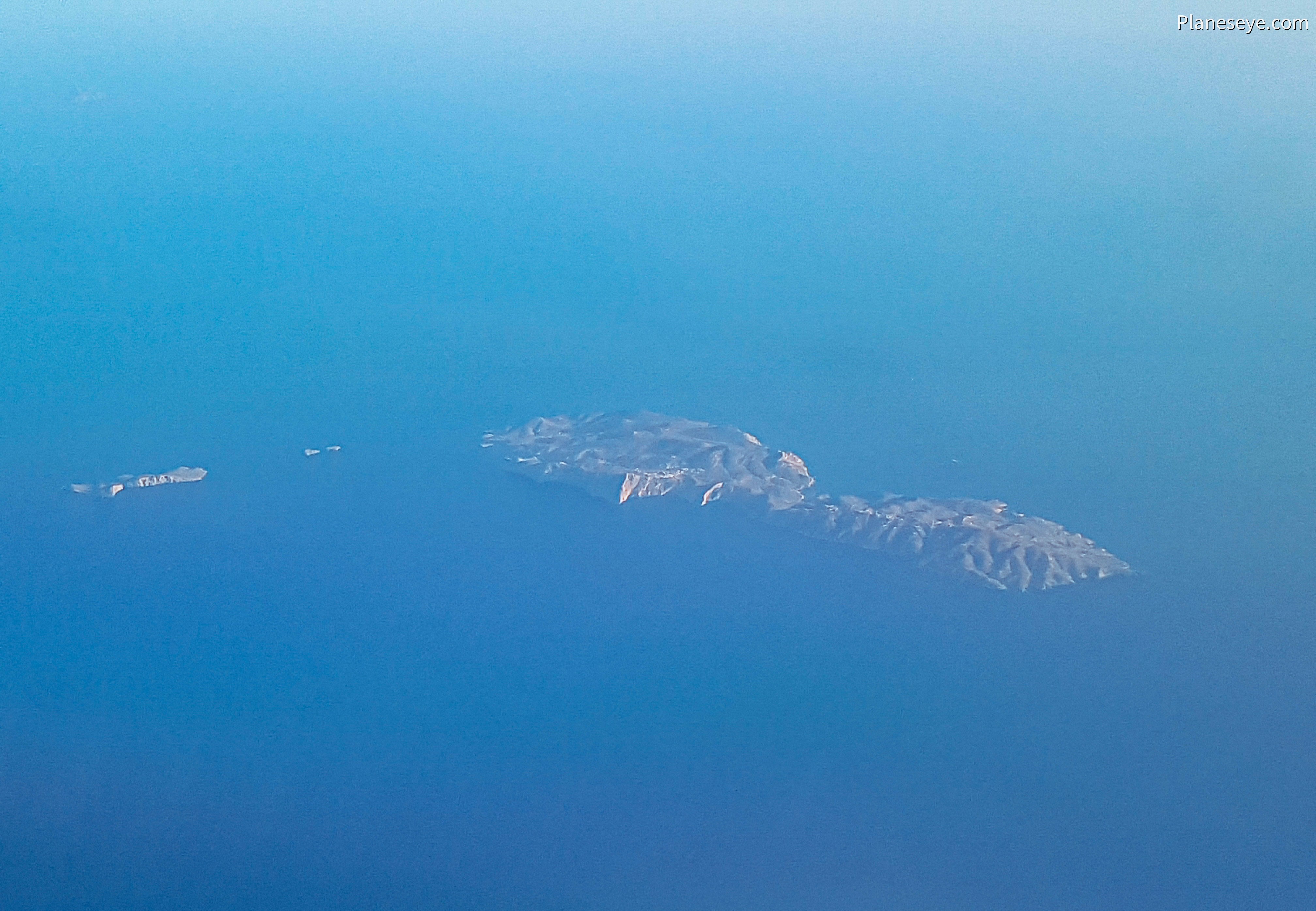 Aegean Sea during daytime, Folegandros