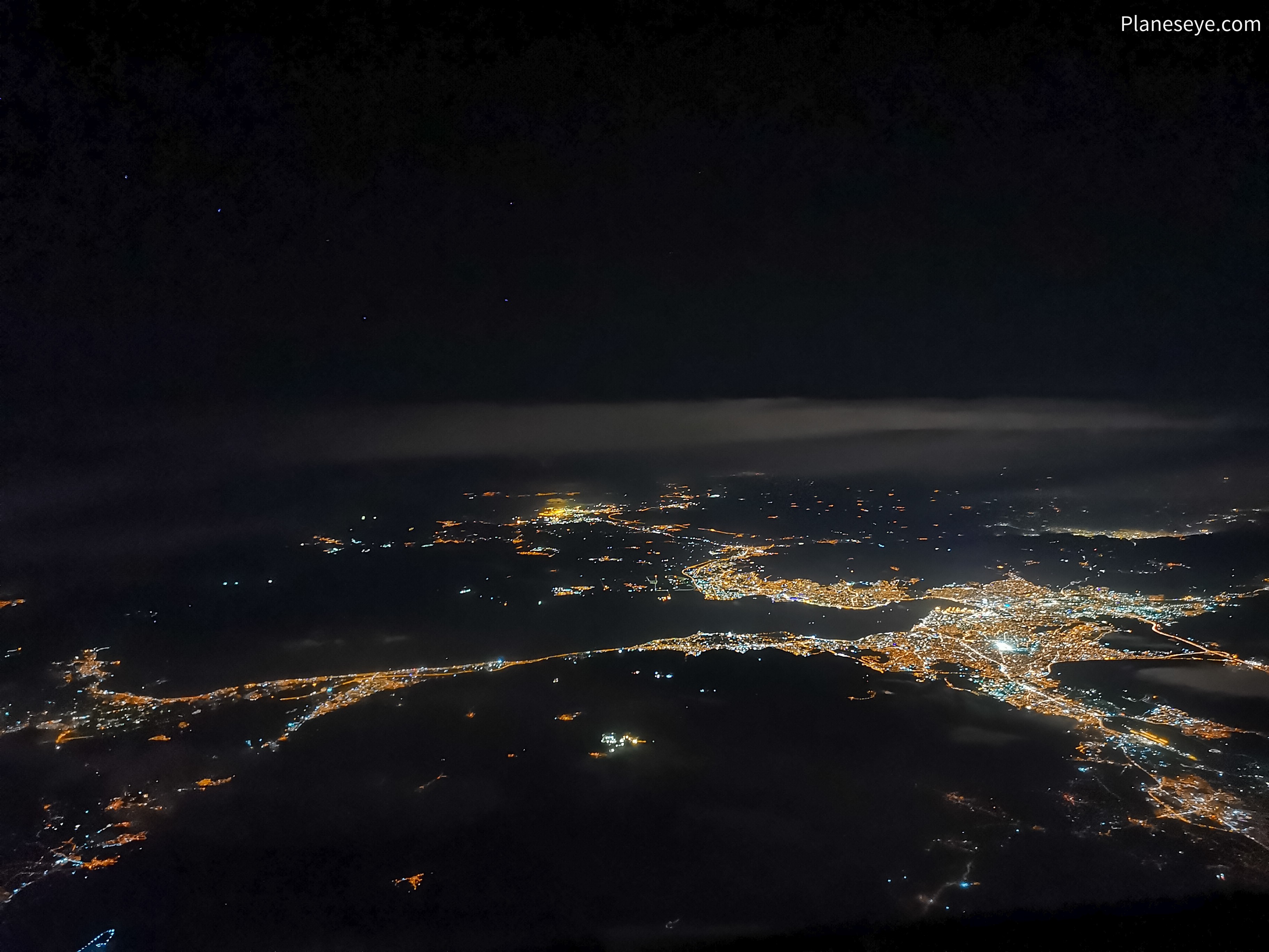 Izmir, Turkey during nighttime