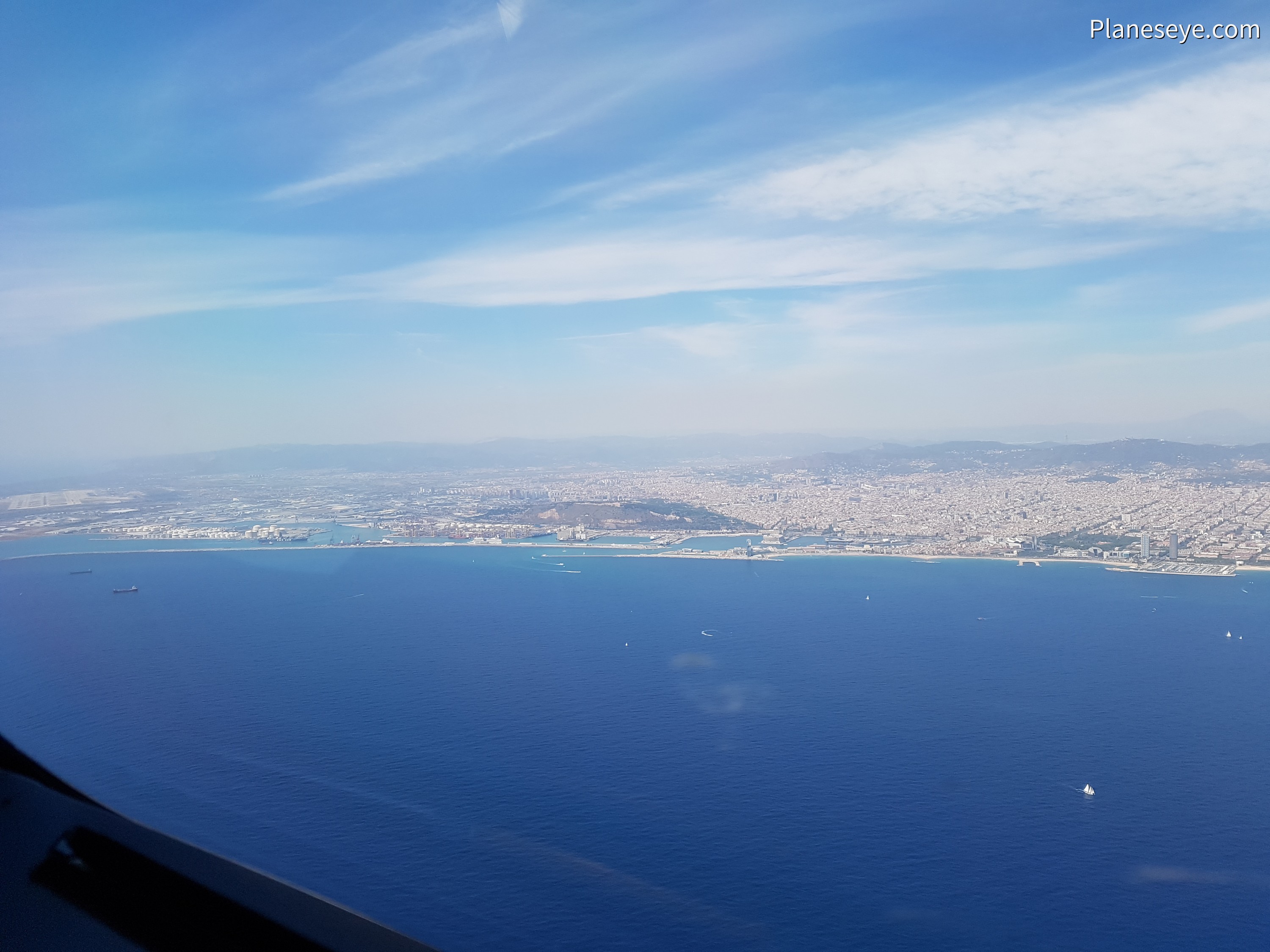 Port of Barcelona during daytime