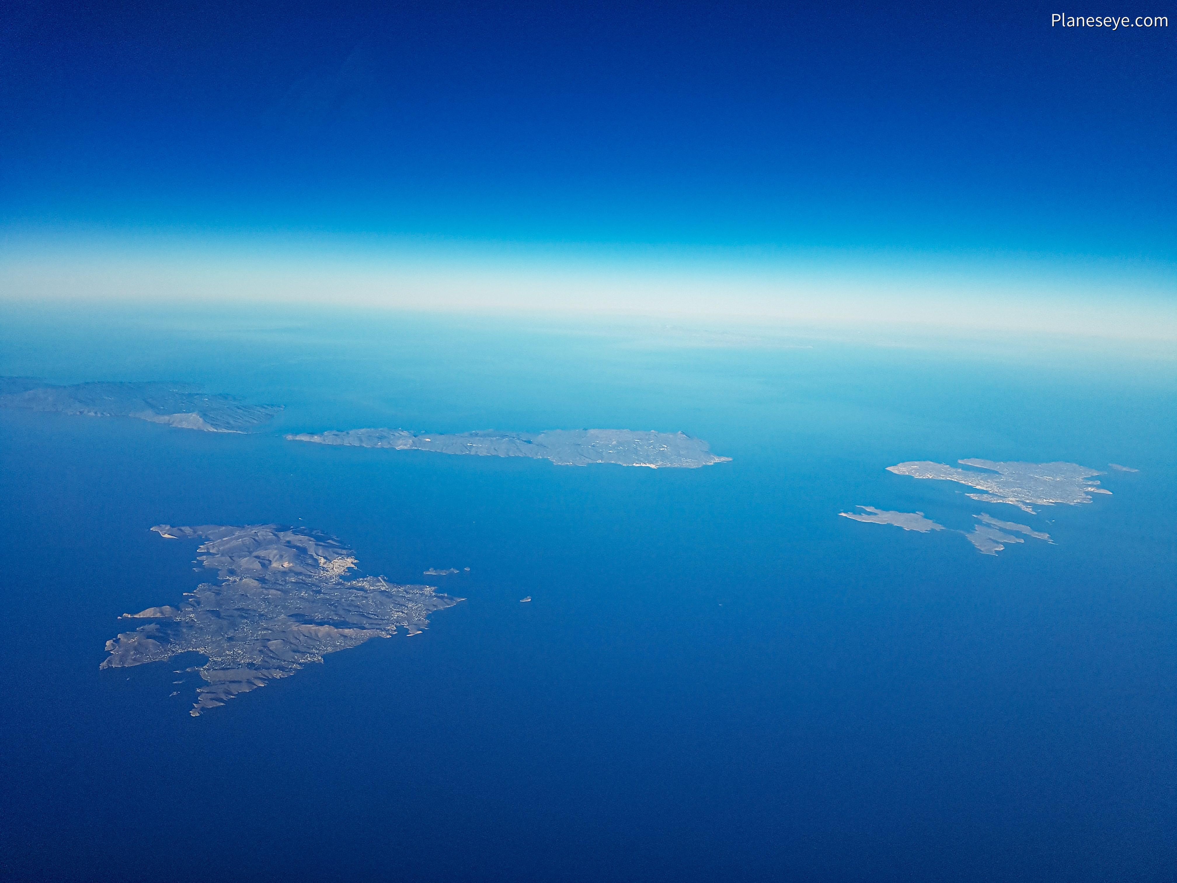 Aegean sea during the day, Syros, Andros, Tinos, Delos, Mykonos