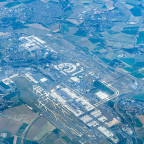 Paris Airport Charles de Gaule CDG, France during daytime