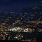Ludwigshafen, Germany during nighttime