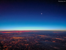 Sunrise over Brussels, Belgium