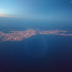 Istanbul during dusk from the South
