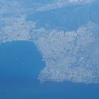 Thessaloniki from above during daytime