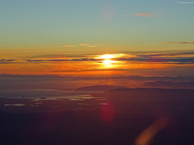 Sunset over Iceland